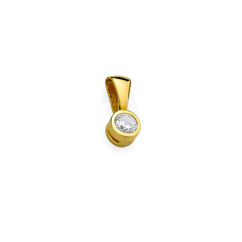 Z224 Diamantový prívesok 0,20ct žlté zlato Au 585/1000 - 1
