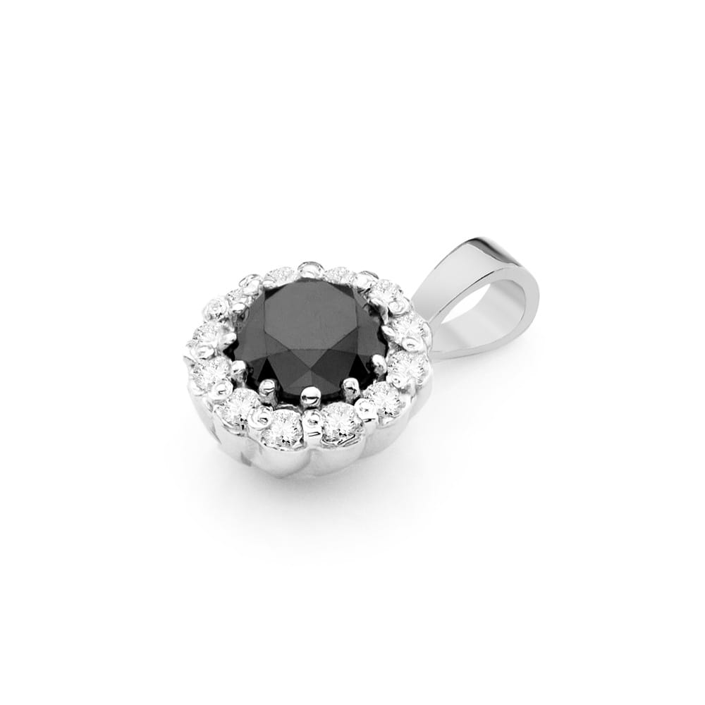 Z510 prívesok Black Diamond 0,50ct biele zlato Au 585/1000 - 1