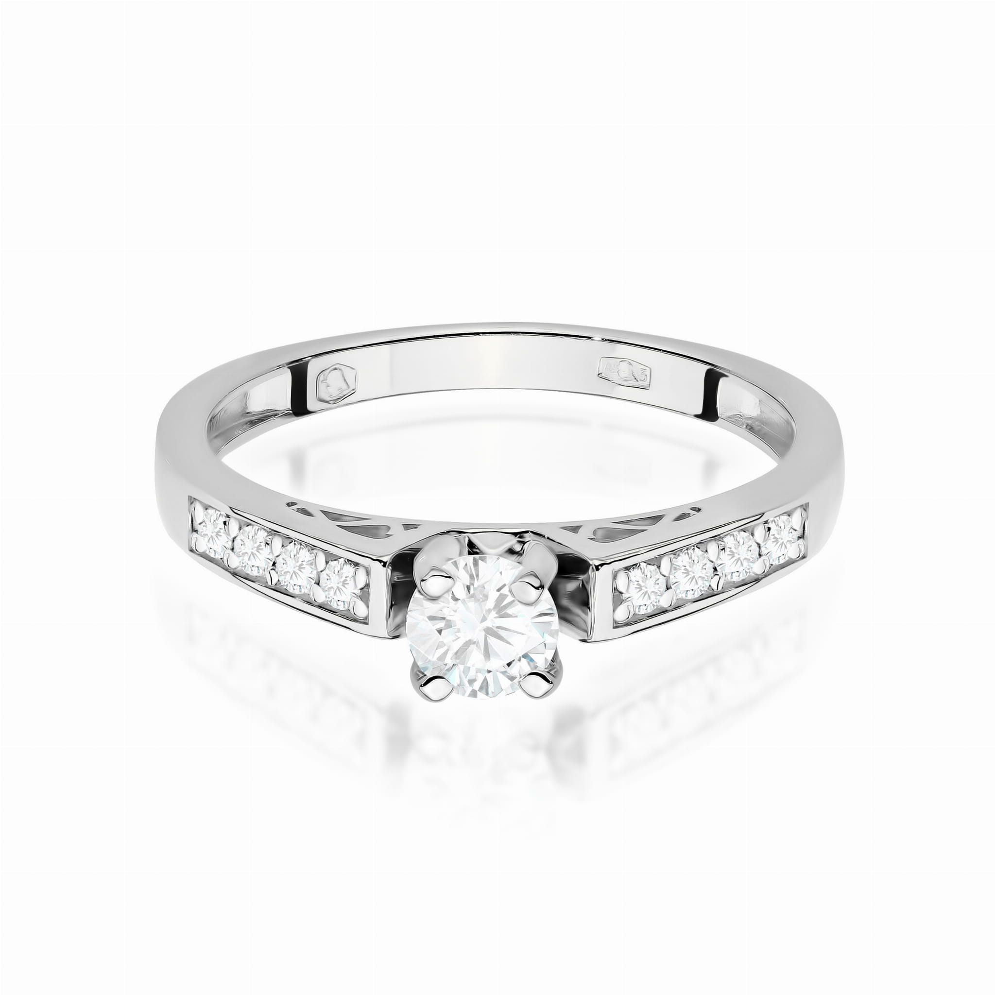 Prsteň W0198 Laboratory Diamond 0,30ct biele zlato Au 585/1000 - 1