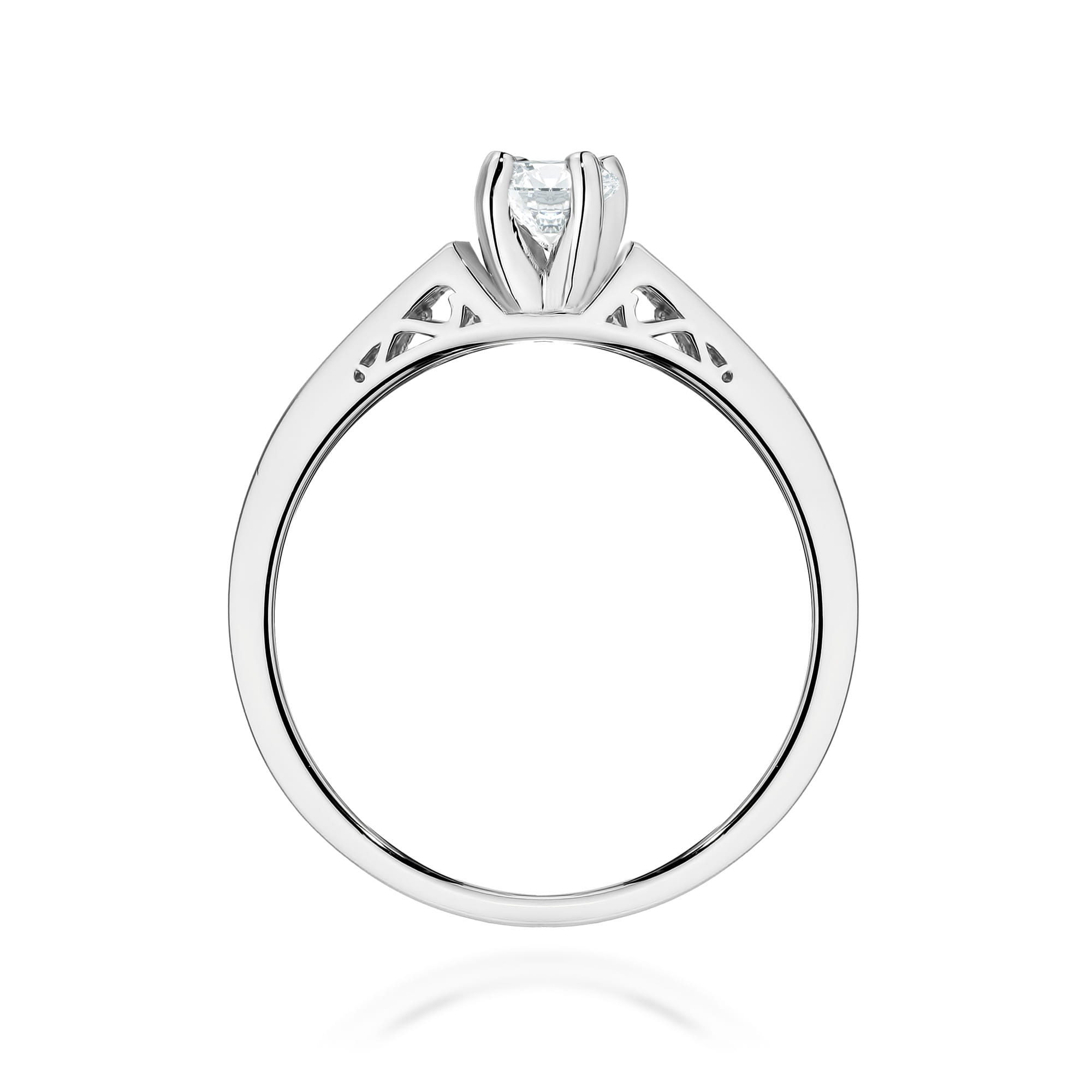 Prsteň W0198 Laboratory Diamond 0,30ct biele zlato Au 585/1000 - 2