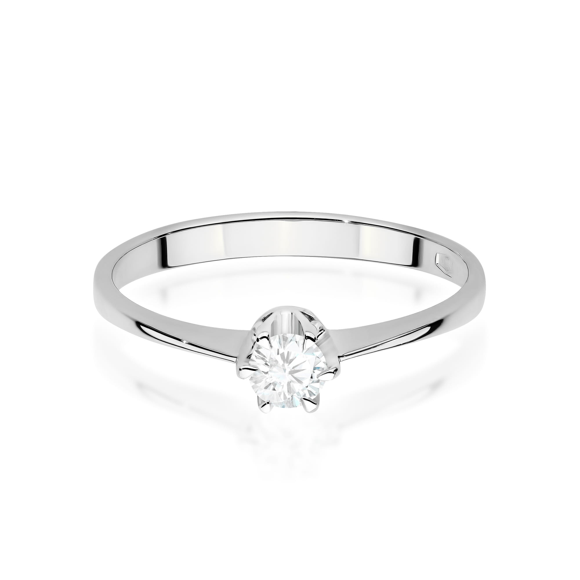 Prsteň W0220 Laboratory Diamond 0,20ct biele zlato Au 585/1000 - 1
