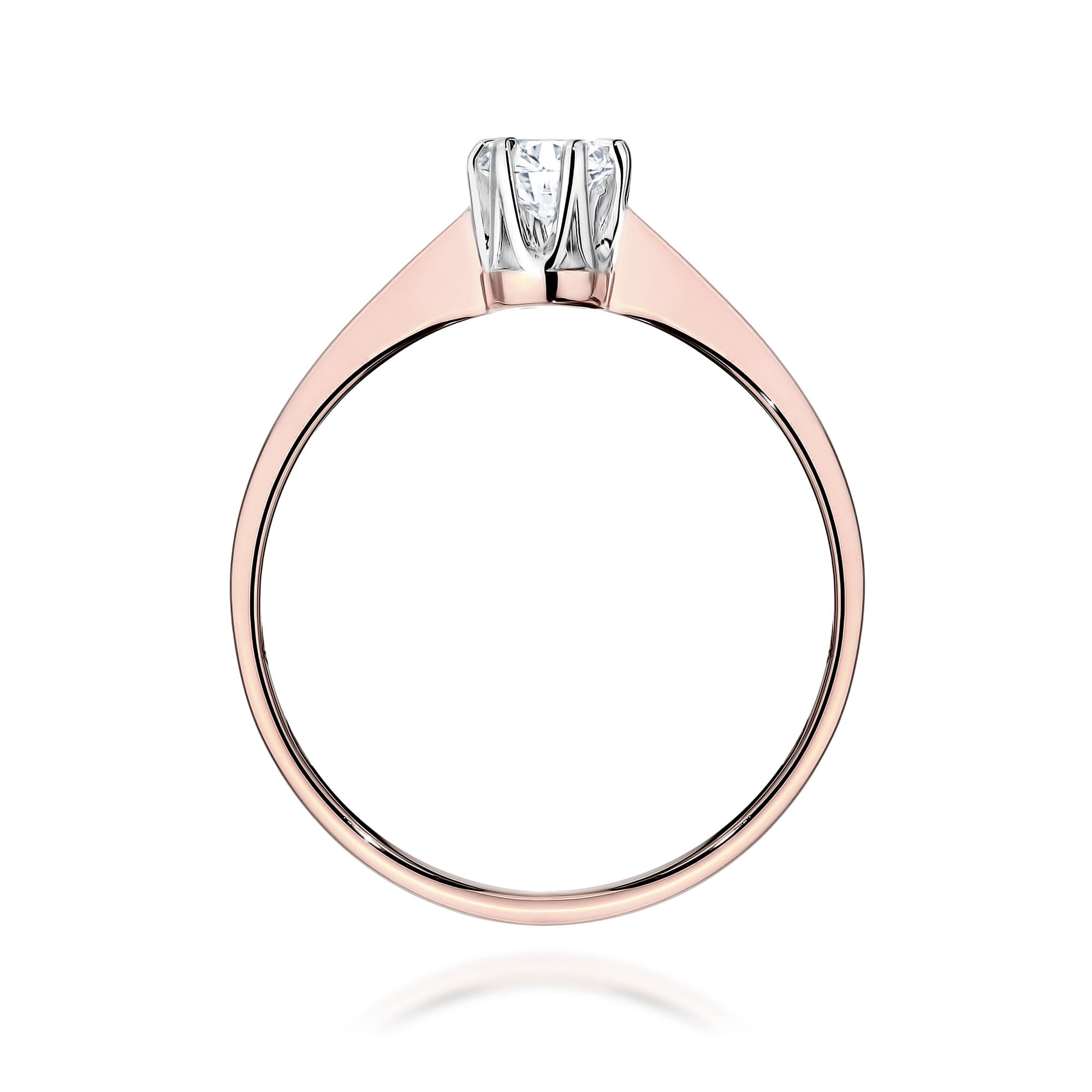 Prsteň W0220 Laboratory Diamond 0,20ct ružové zlato Au 585/1000 - 2