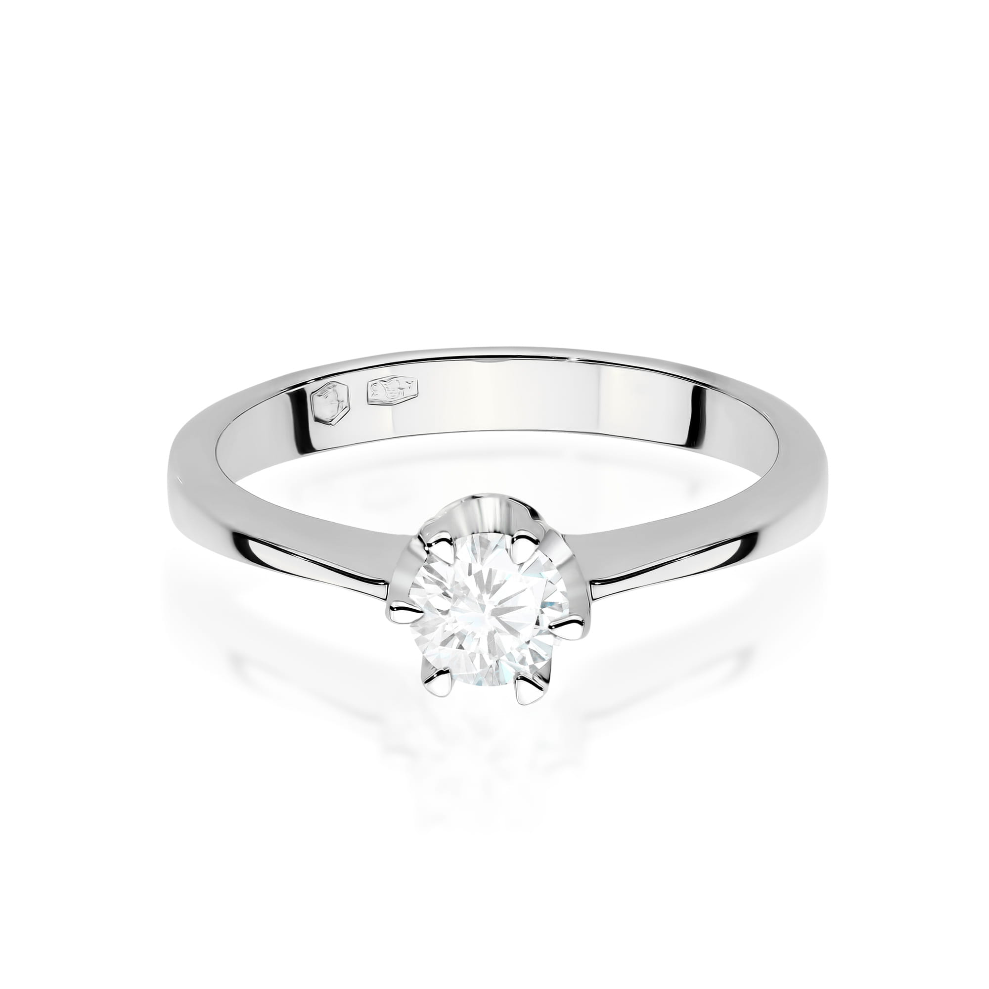 Prsteň W0220 Laboratory Diamond 0,30ct biele zlato Au 585/1000 - 1