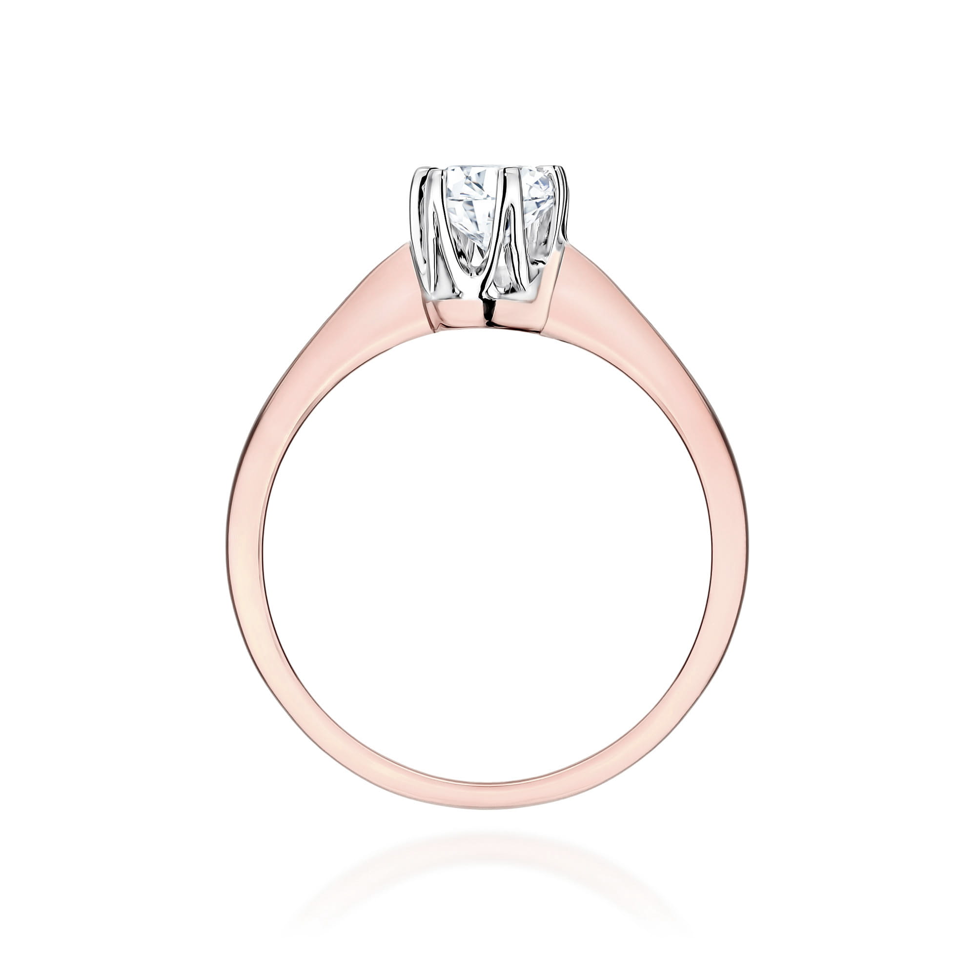 Prsteň W0220 Laboratory Diamond 0,30ct ružové zlato Au 585/1000 - 2