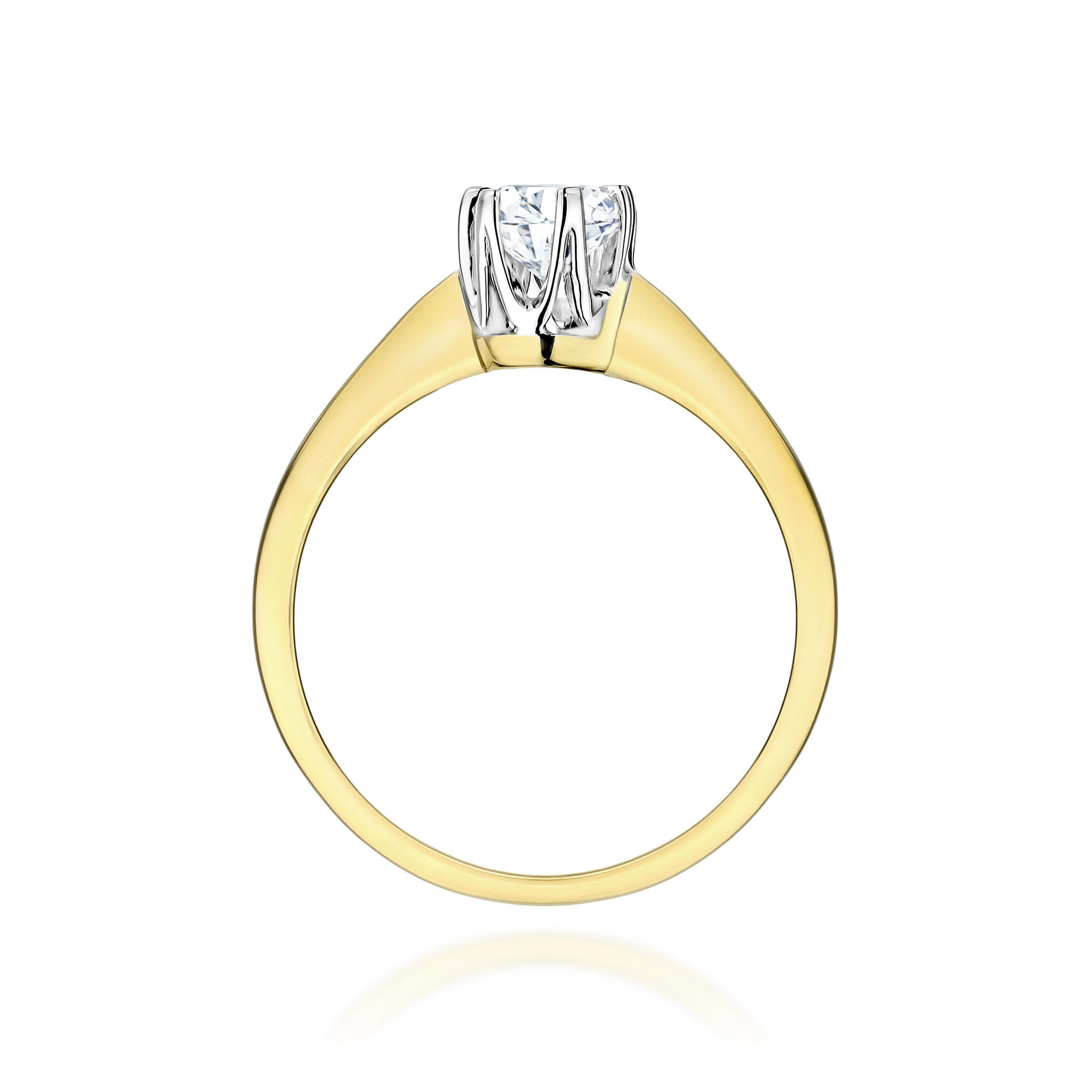 Prsteň W0220 Laboratory Diamond 0,30ct žlté zlato Au 585/1000 - 2