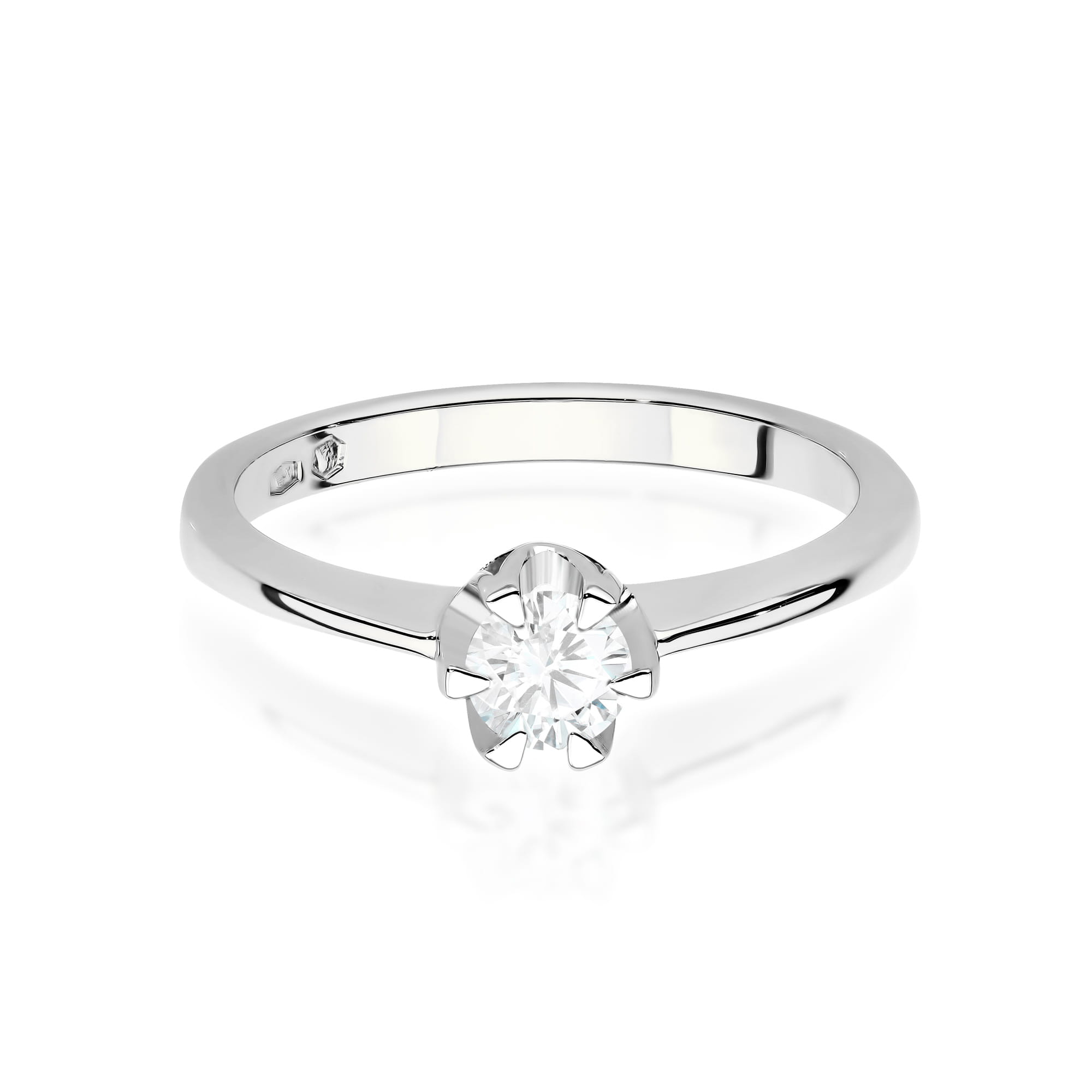Prsteň W0220 Laboratory Diamond 0,40ct biele zlato Au 585/1000 - 1
