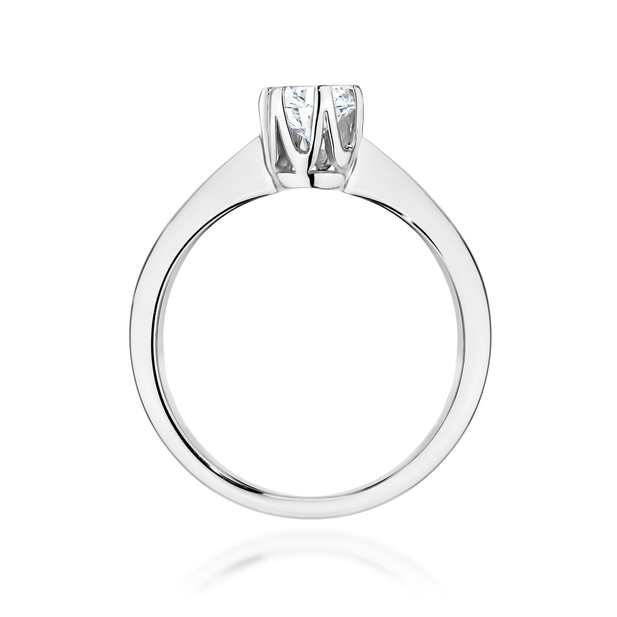 Prsteň W0220 Laboratory Diamond 0,40ct biele zlato Au 585/1000 - 2