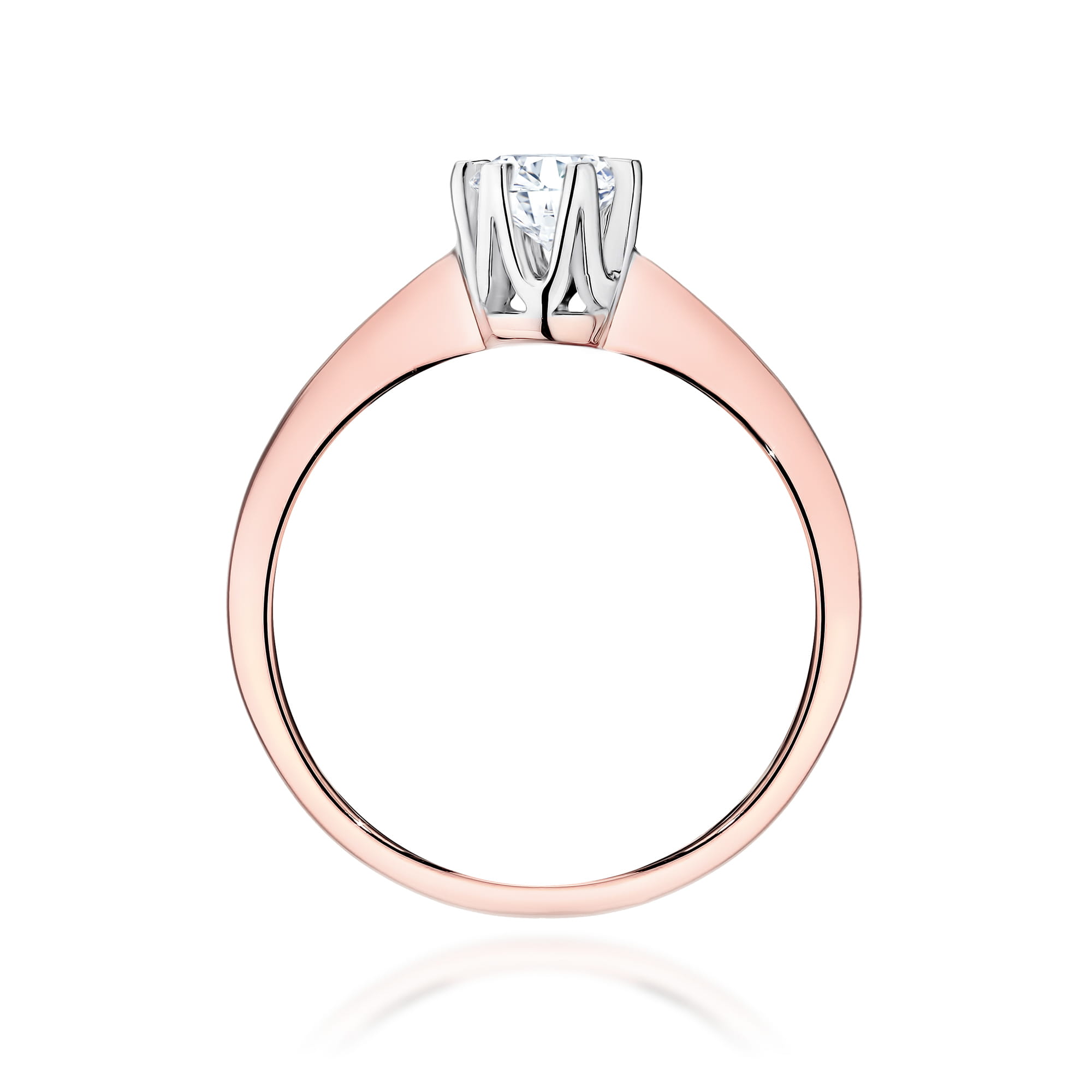 Prsteň W0220 Laboratory Diamond 0,50ct ružové zlato Au 585/1000 - 2