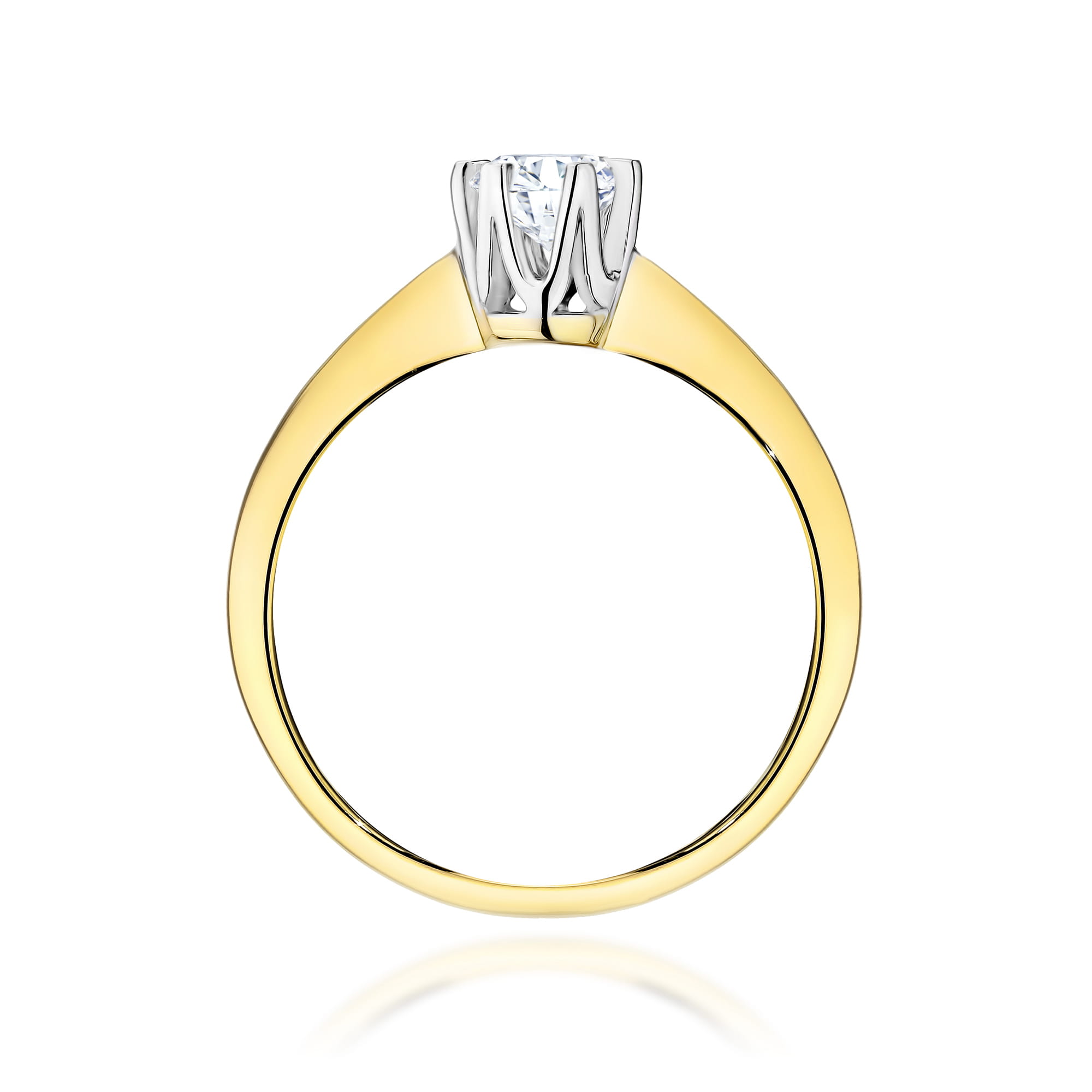 Prsteň W0220 Laboratory Diamond 0,50ct žlté zlato Au 585/1000 - 2
