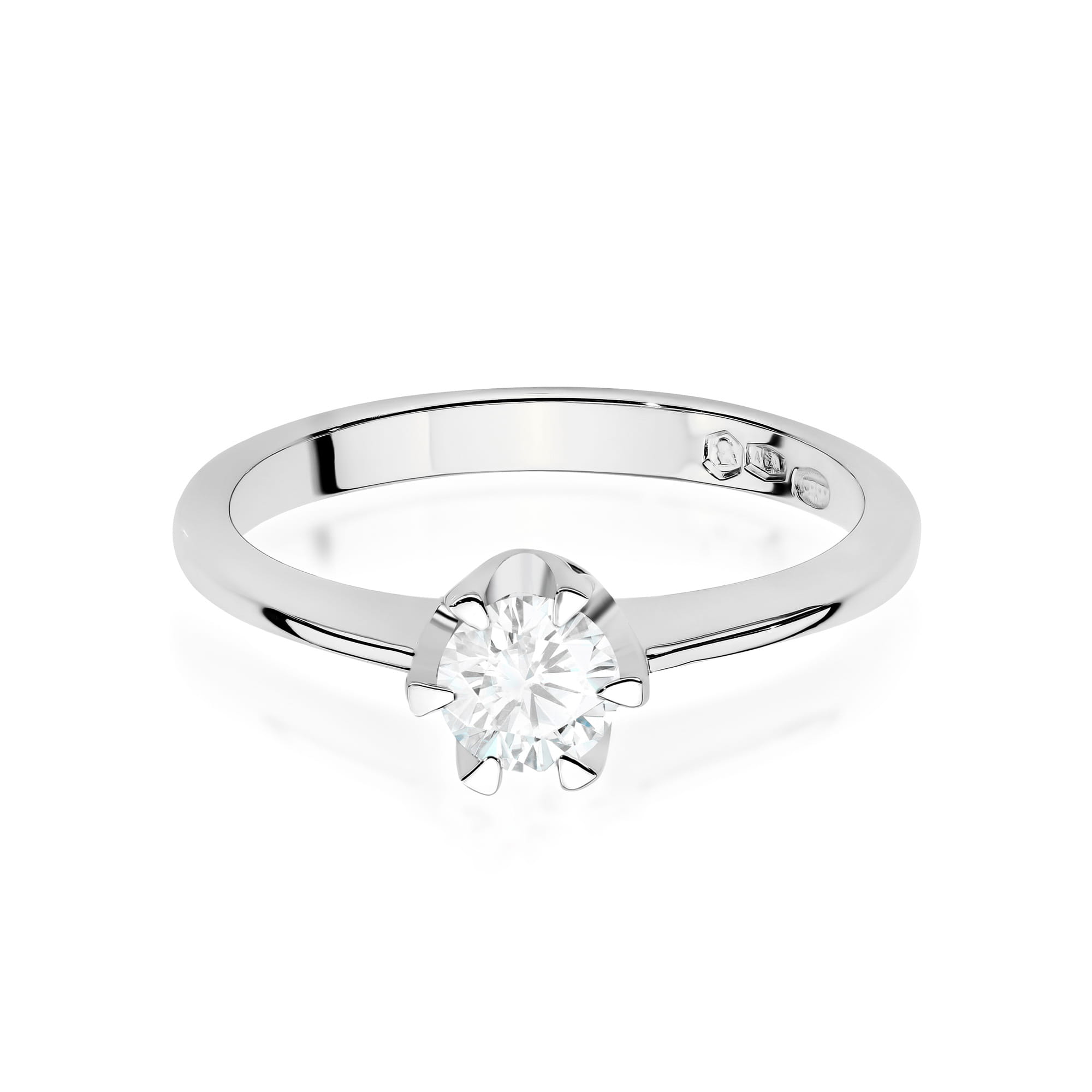 Prsteň W0220 Laboratory Diamond 0,70ct biele zlato Au 585/1000 - 1