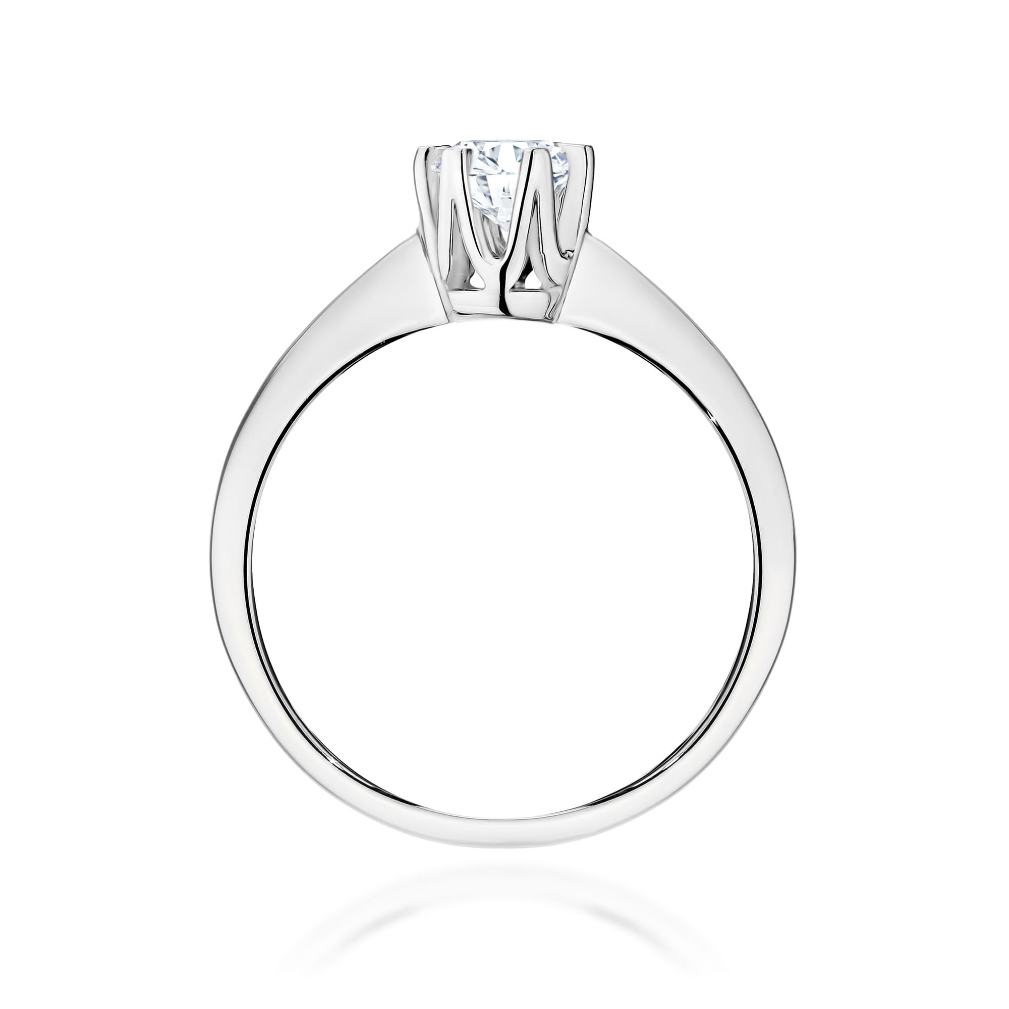 Prsteň W0220 Laboratory Diamond 0,70ct biele zlato Au 585/1000 - 2