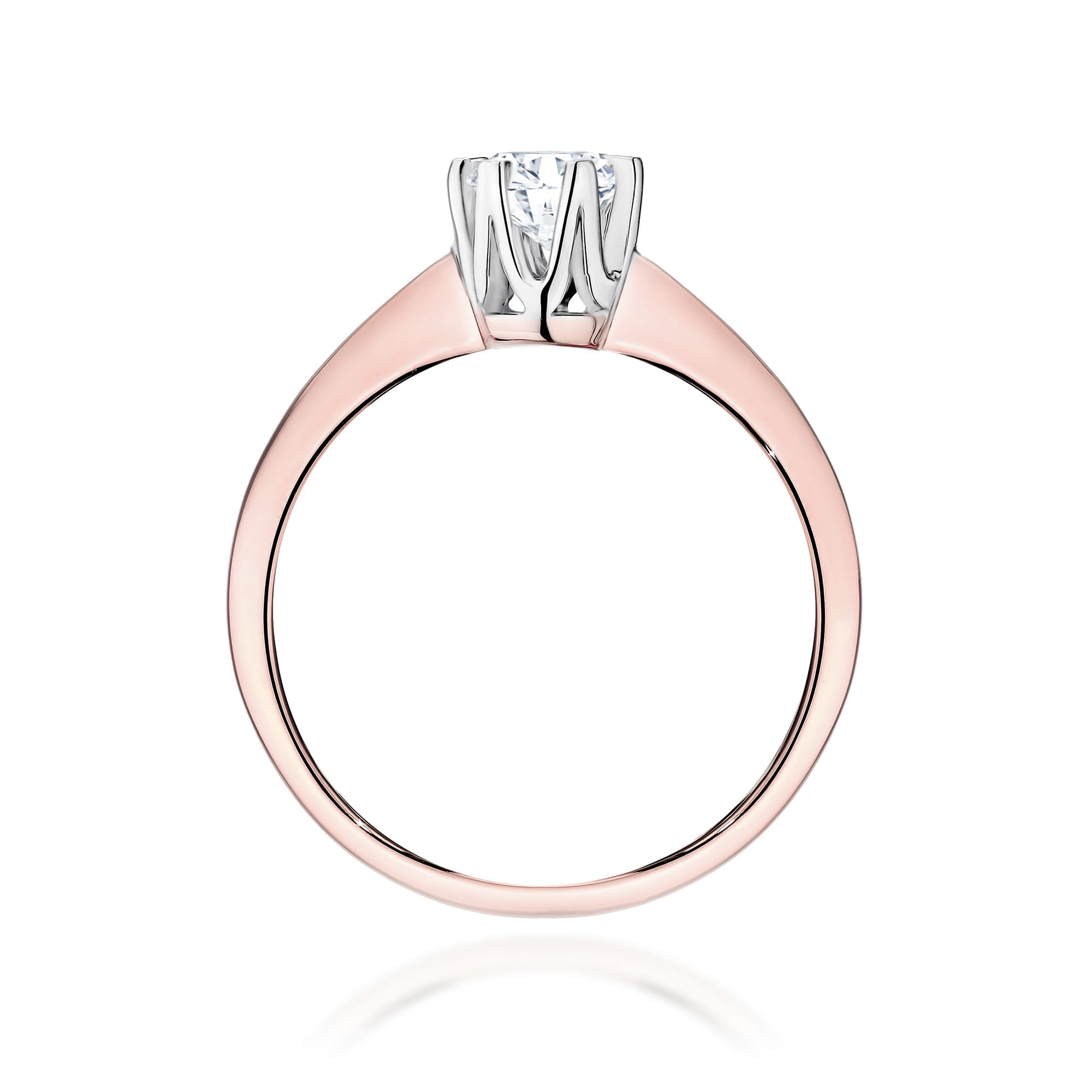 Prsteň W0220 Laboratory Diamond 0,70ct ružové zlato Au 585/1000 - 2