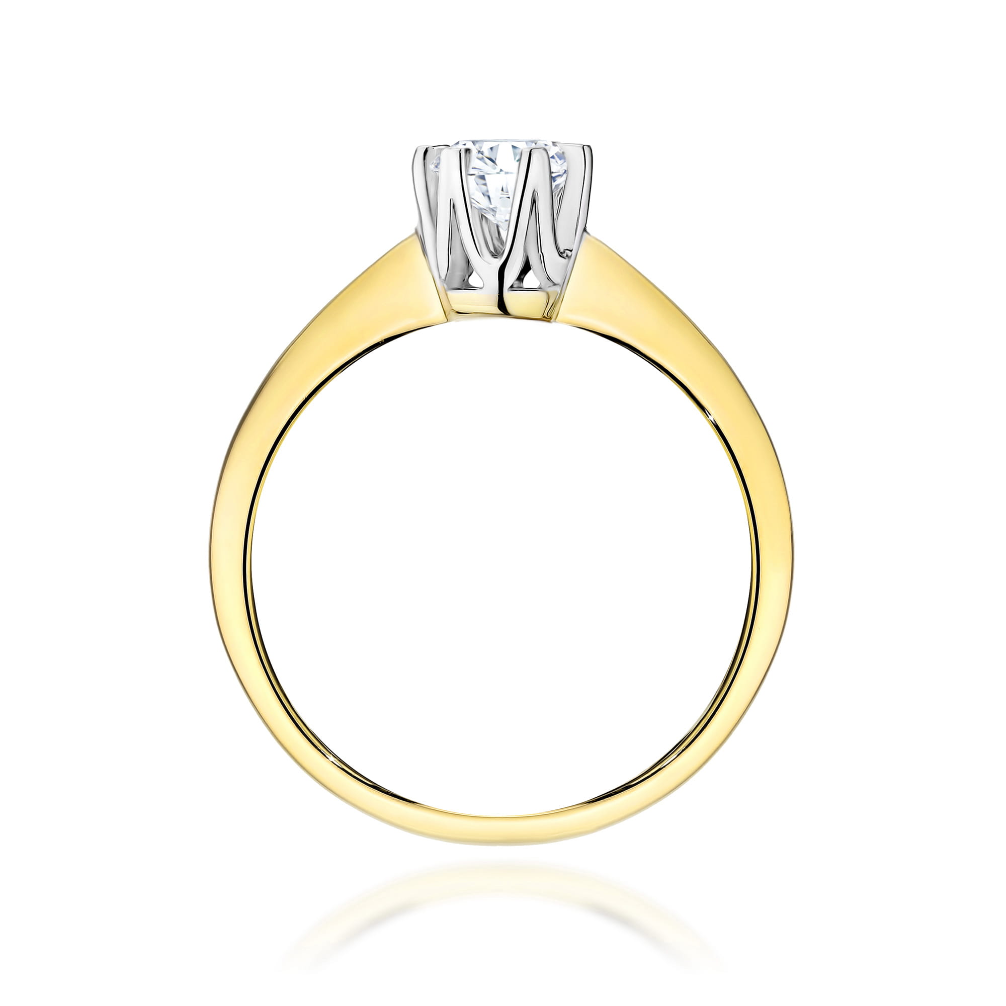 Prsteň W0220 Laboratory Diamond 0,70ct žlté zlato Au 585/1000 - 2