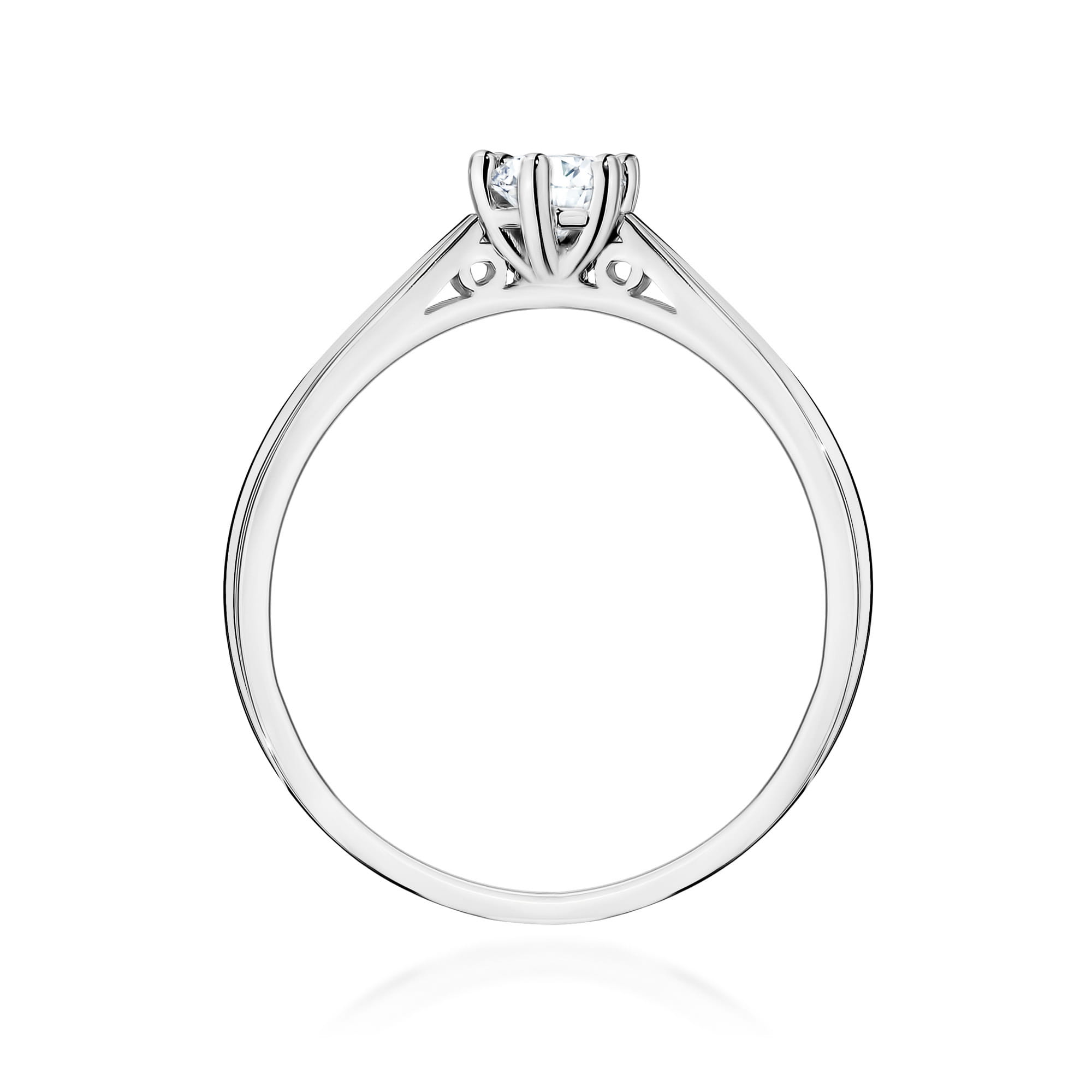 Prsteň W0229 Laboratórny diamant 0,30ct biele zlato Au 585/1000 - 2