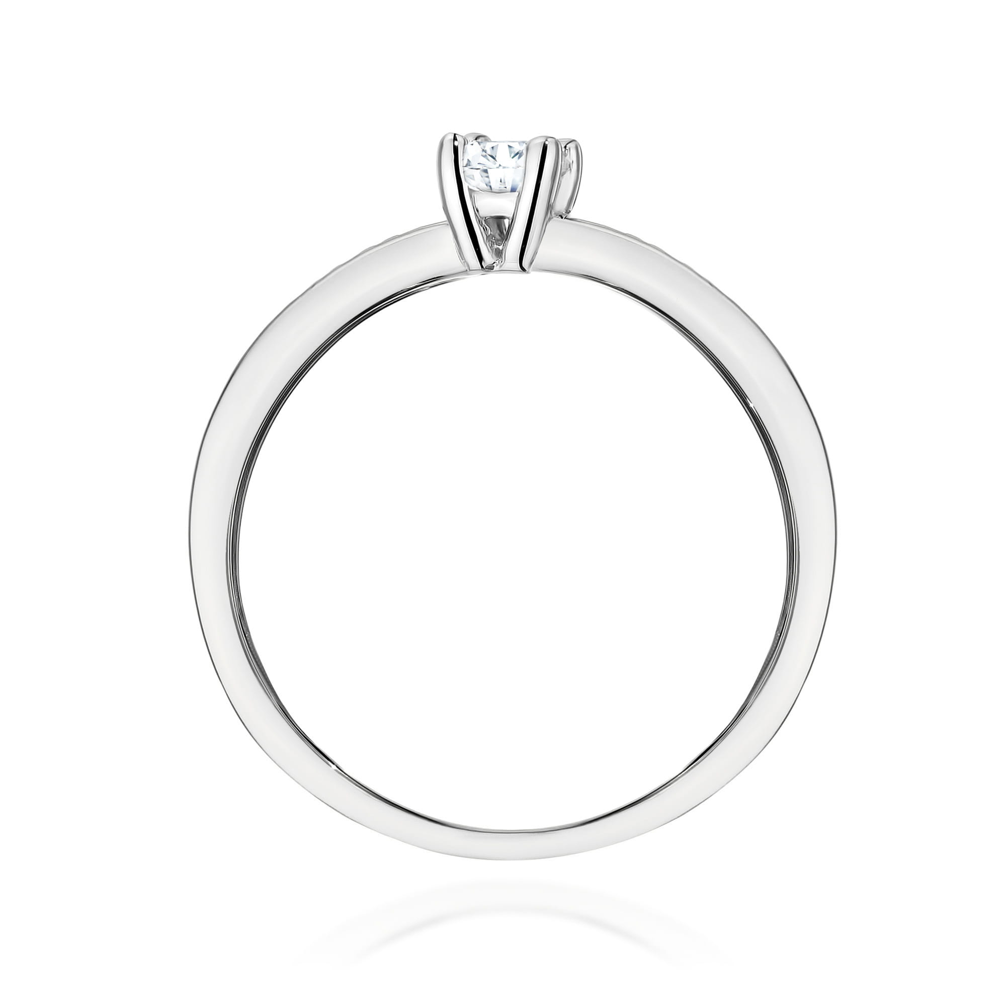 Prsteň W0288 Laboratory Diamond 0,20ct biele zlato Au 585/1000 - 2