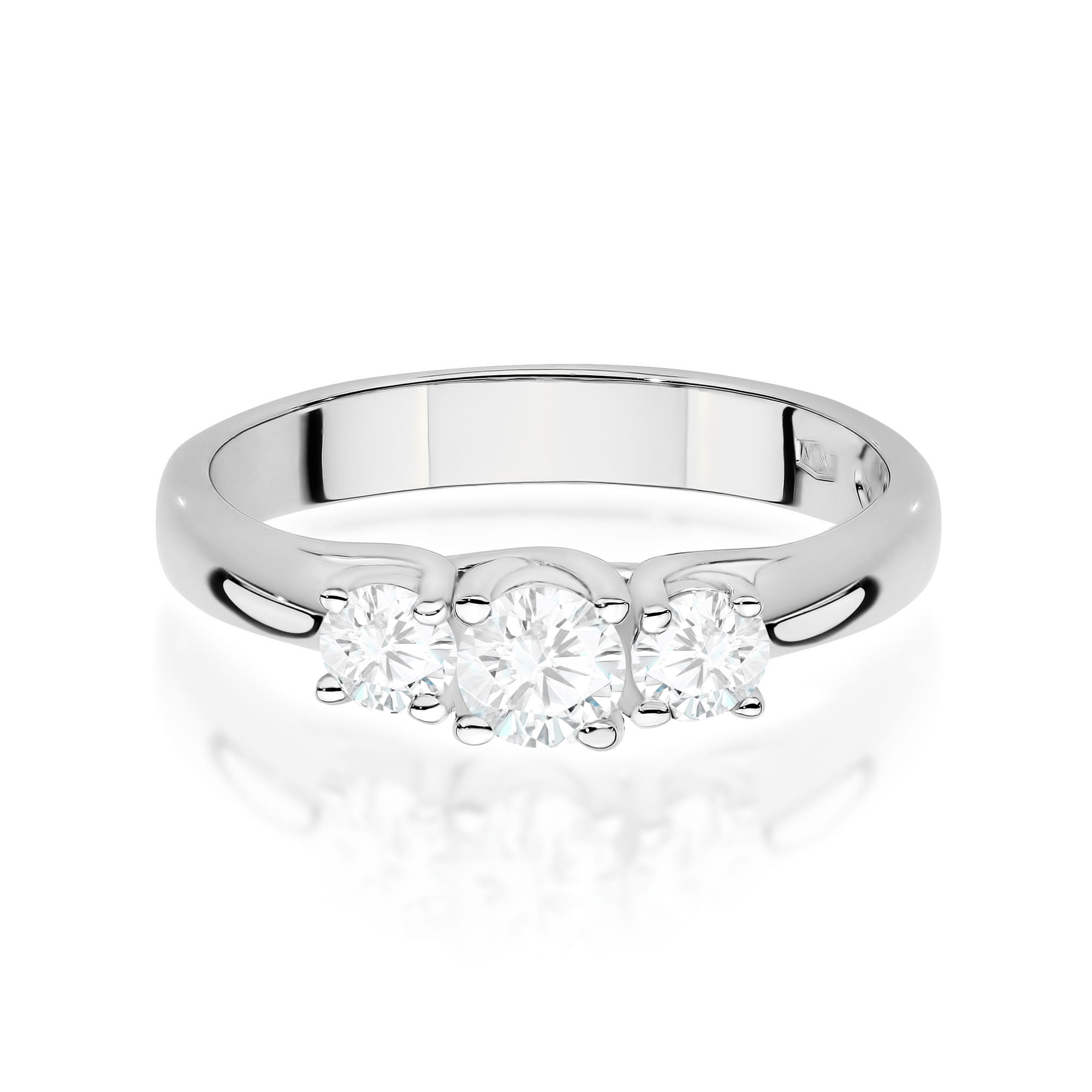 Prsteň W0344 Laboratórny diamant 0,25ct biele zlato Au 585/1000 - 1