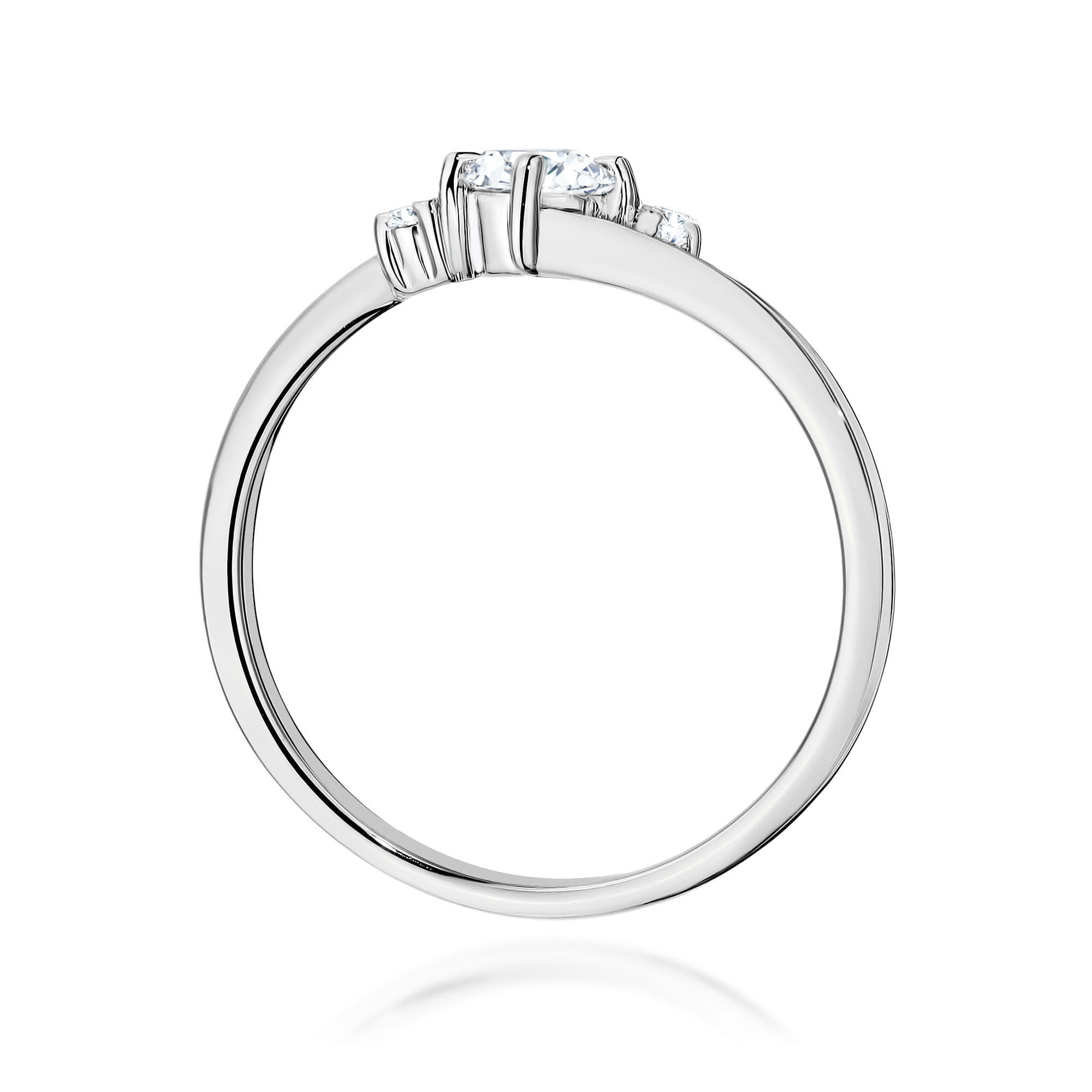 Prsteň W0346 Laboratórny diamant 0,25ct biele zlato Au 585/1000 - 2
