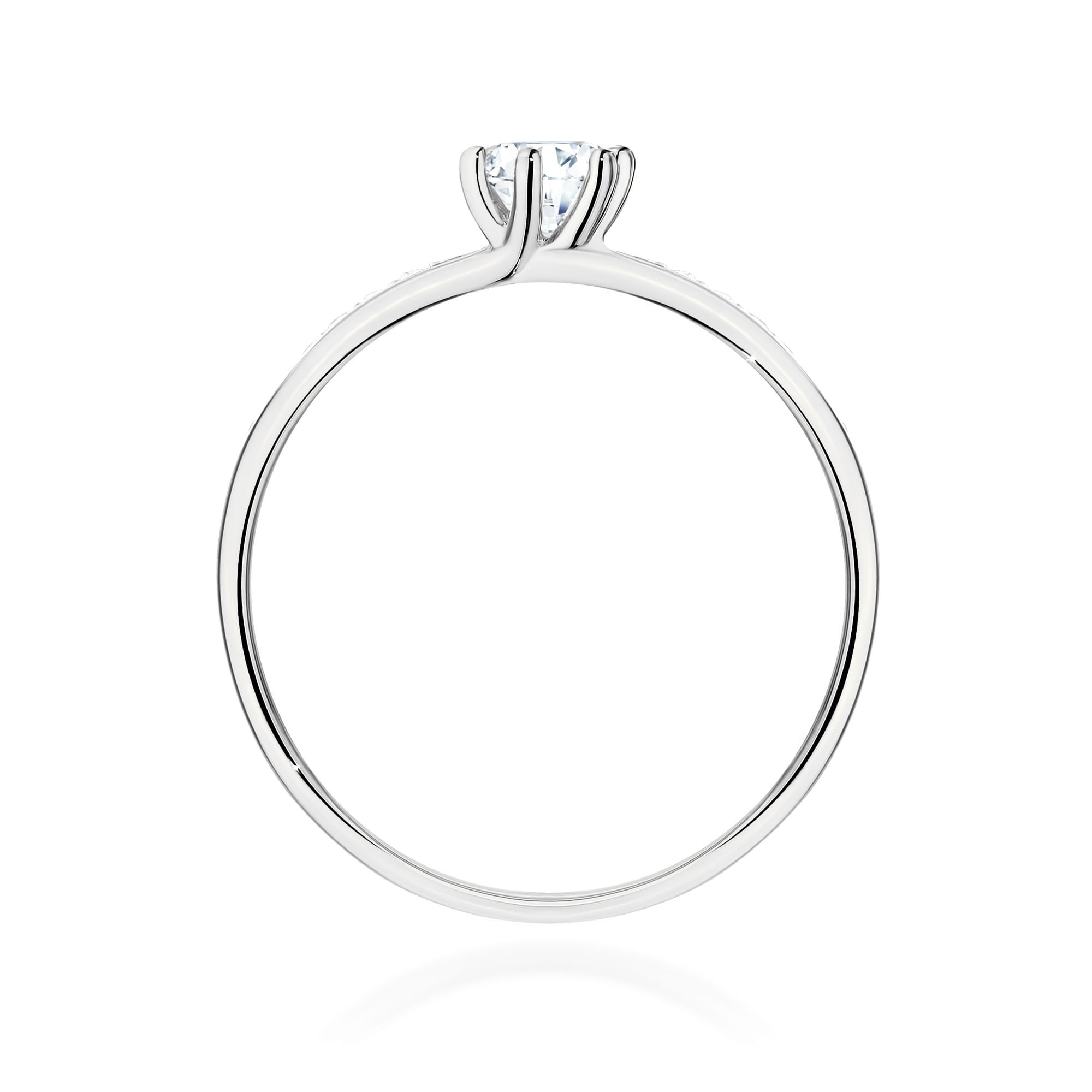 Prsteň W0459 Laboratórny diamant 0,25ct biele zlato Au 585/1000 - 2