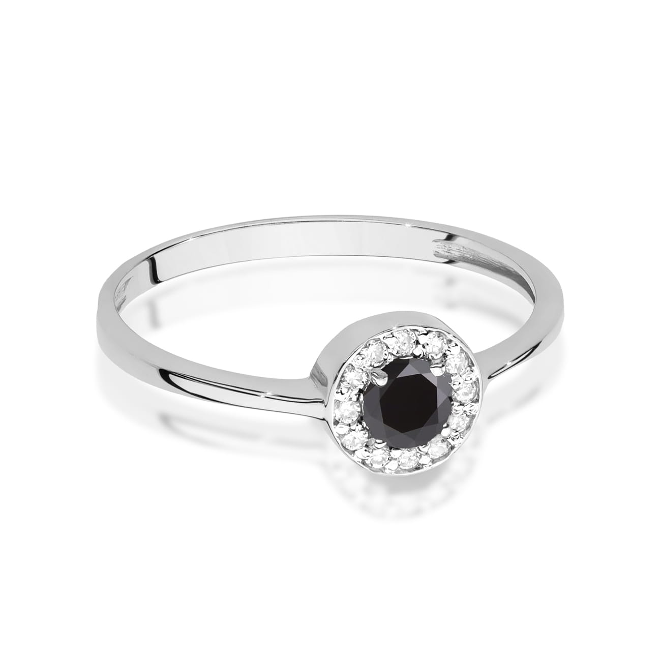 Prsteň W0616 Black Diamond 0,30ct biele zlato Au 585/1000 - 1