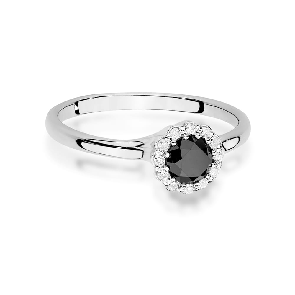 Prsteň W0622 Black Diamond 0,50ct biele zlato Au 585/1000 - 1