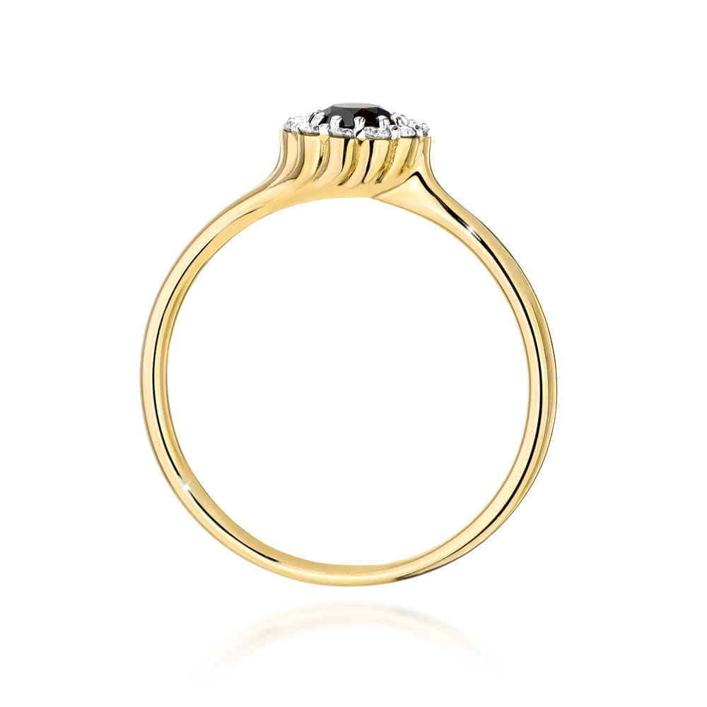 Prsteň W0622 Black Diamond 0,50ct žlté zlato Au 585/1000 - 2