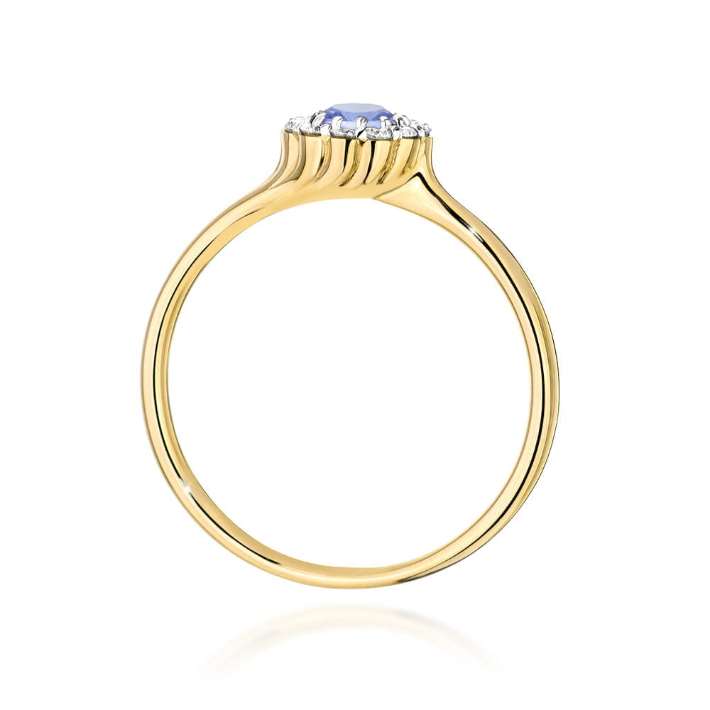 Prsteň W0622 Tanzanite 0,50ct žlté zlato Au 585/1000 - 2