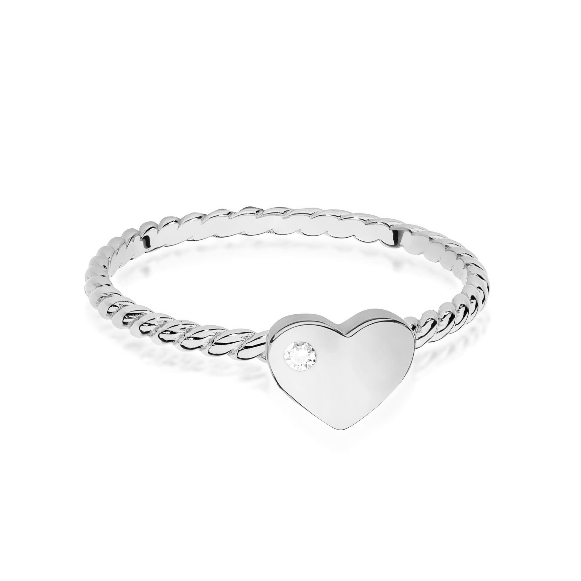 Prsteň W0637 Diamant 0,01ct biele zlato Au 585/1000 - 1