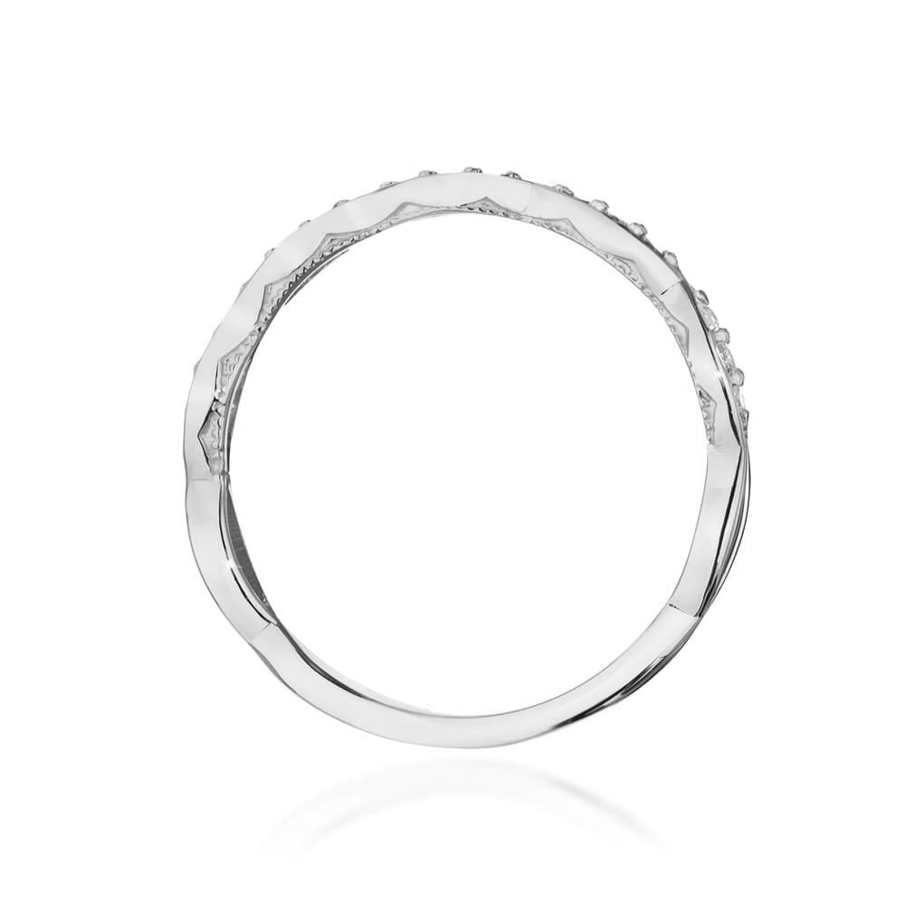 Prsteň W0640 s diamantmi, biele zlato Au 585/1000 - 2