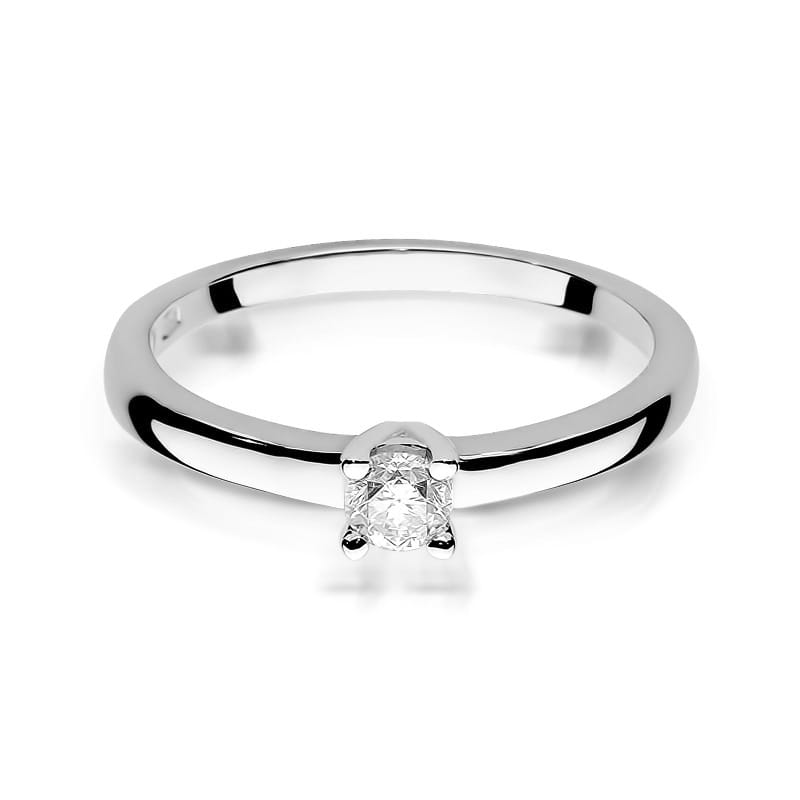W292 Diamantový prsteň 0,25ct biele zlato Au 585/1000 - 1