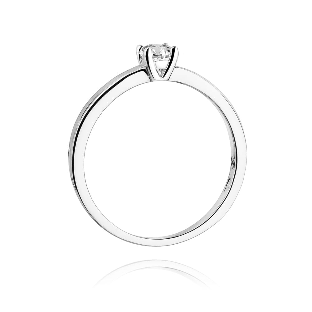 W292 Diamantový prsteň 0,25ct biele zlato Au 585/1000 - 2