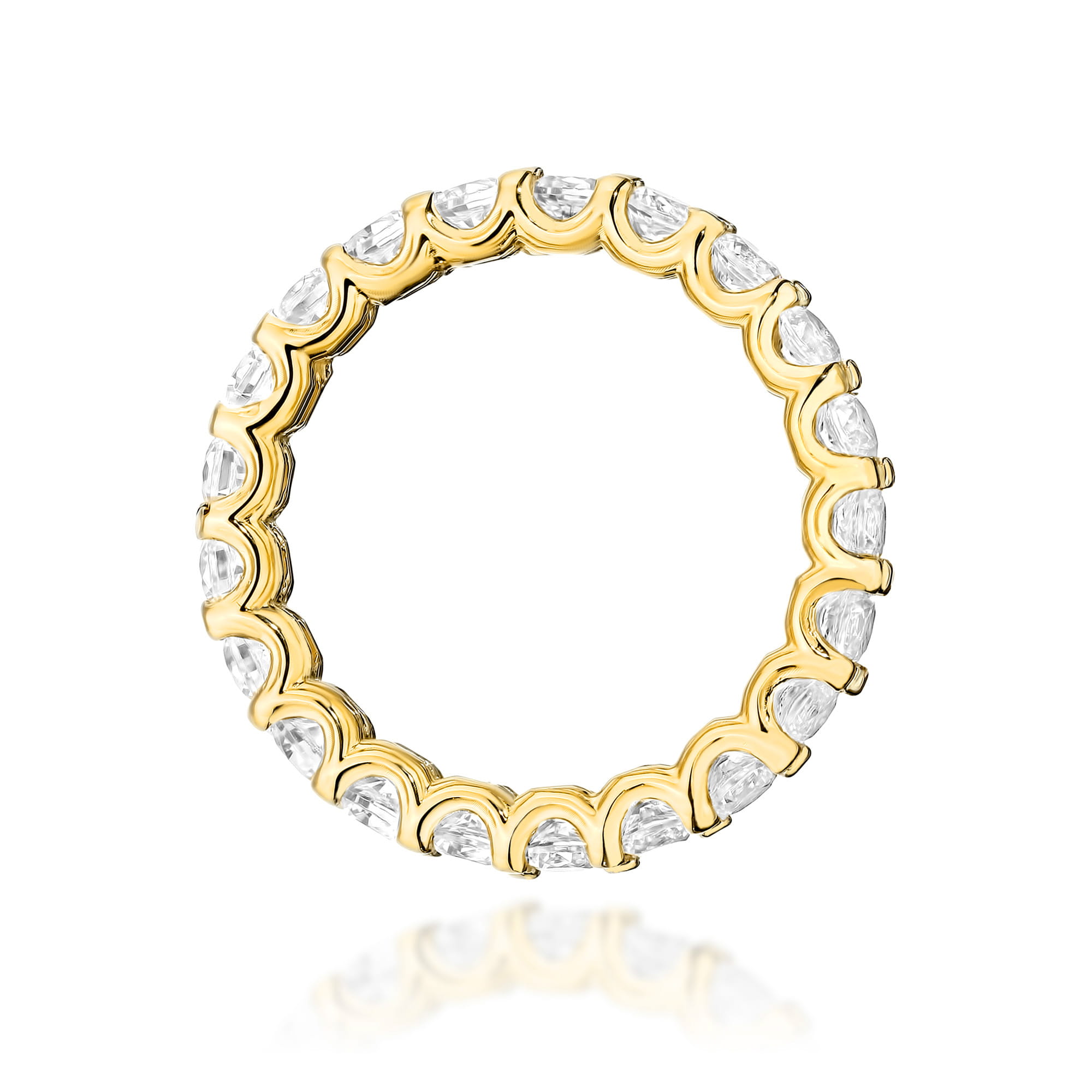 Prsteň W0515 s diamantmi, žlté zlato Au 585/1000 - 2