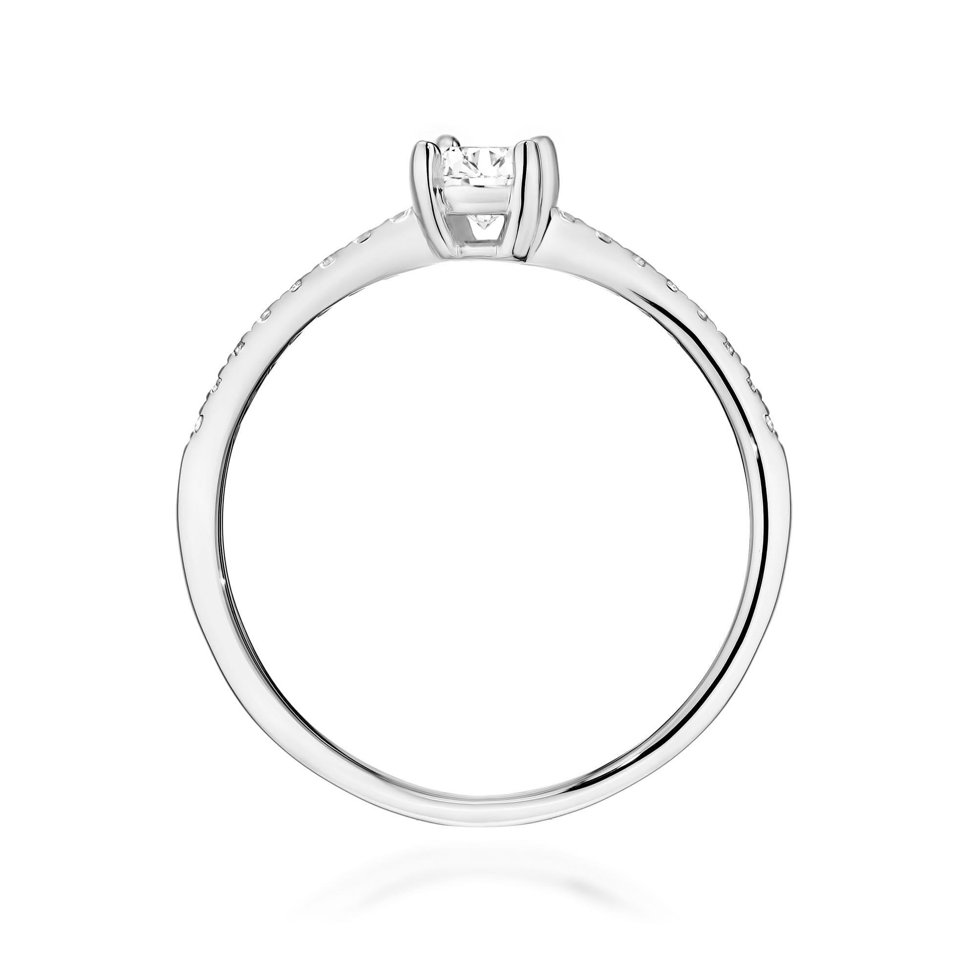 Prsteň W0582 Diamant 0,30ct biele zlato Au 585/1000 - 2