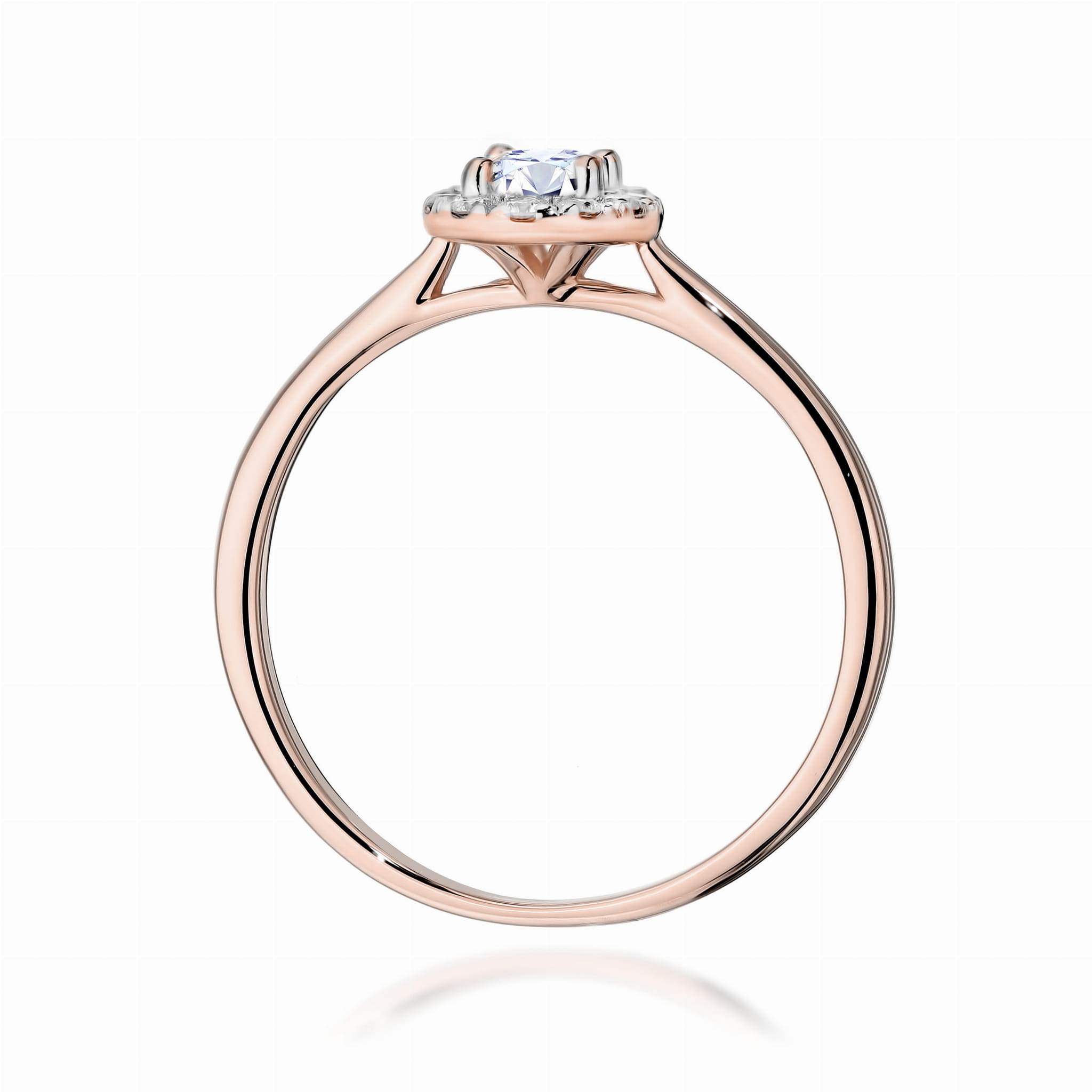 Prsteň W0583 Diamant 0,30ct ružové zlato Au 585/1000 - 2