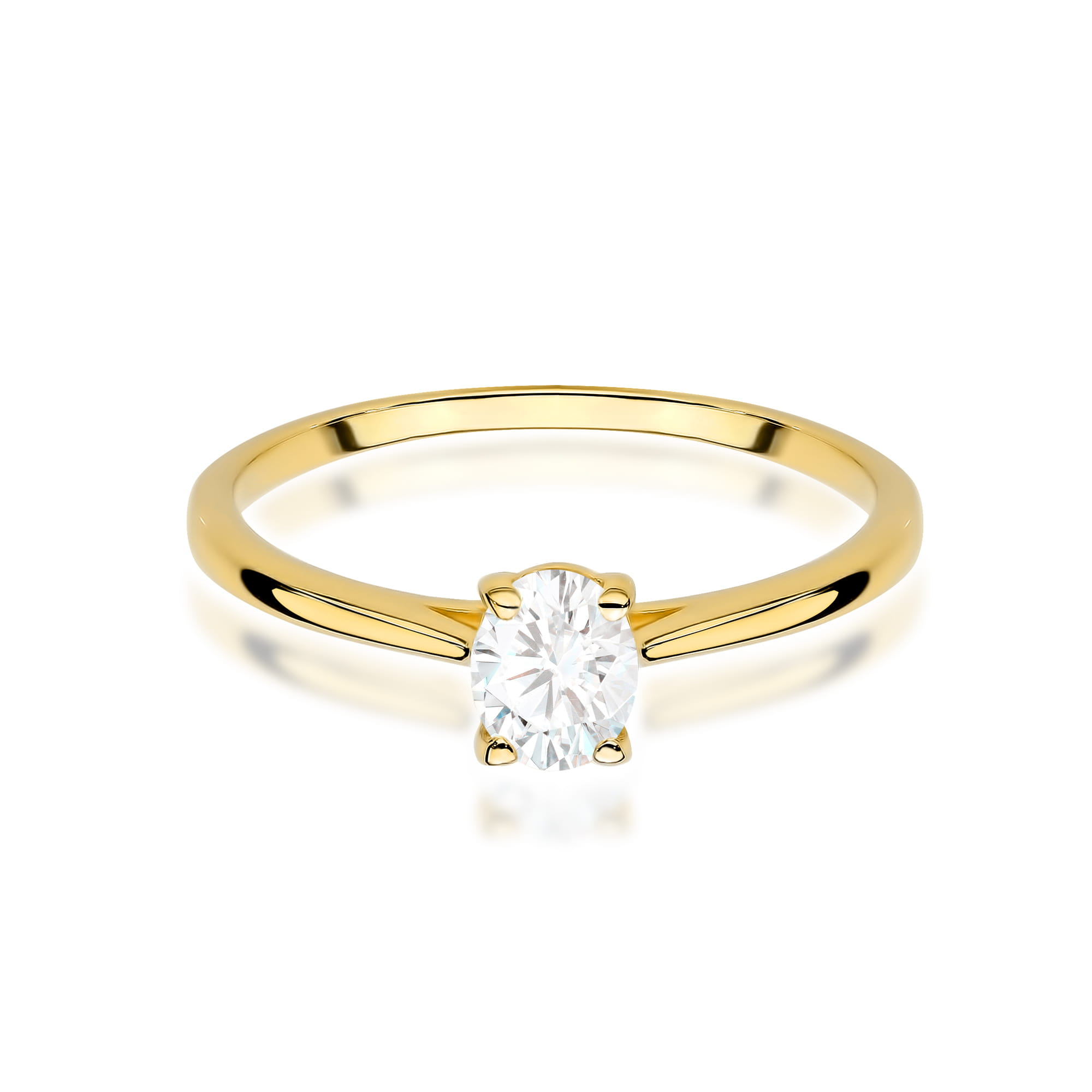 Prsteň W0581 Diamant 0,30ct žlté zlato Au 585/1000 - 1
