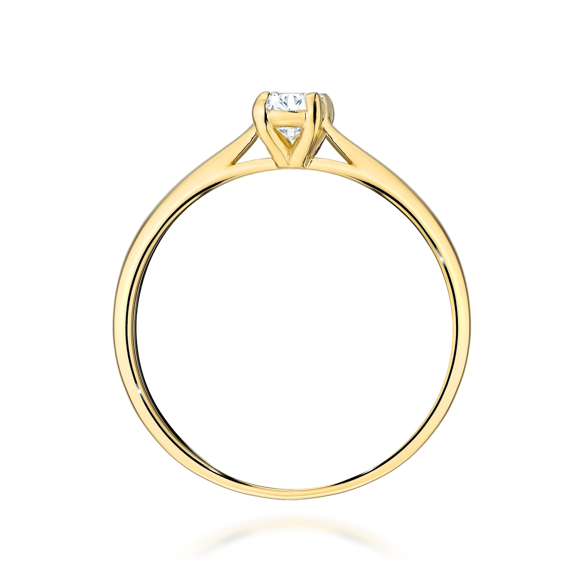 Prsteň W0581 Diamant 0,30ct žlté zlato Au 585/1000 - 2