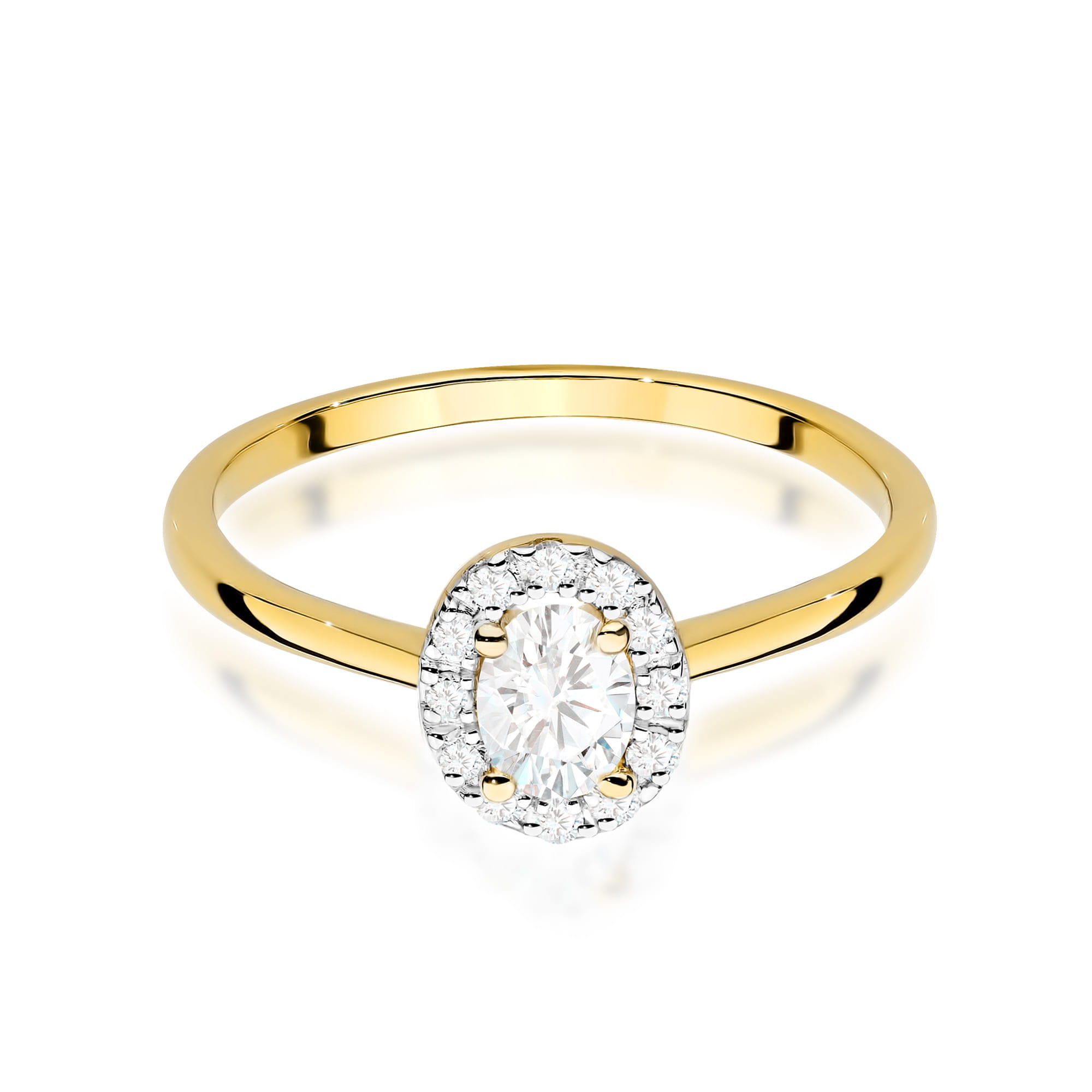 Prsteň W0583 Diamant 0,30ct žlté zlato Au 585/1000 - 1