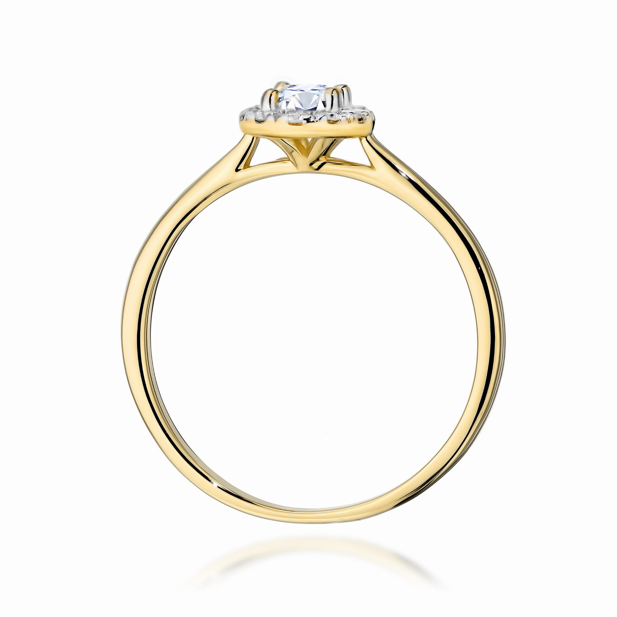 Prsteň W0583 Diamant 0,30ct žlté zlato Au 585/1000 - 2