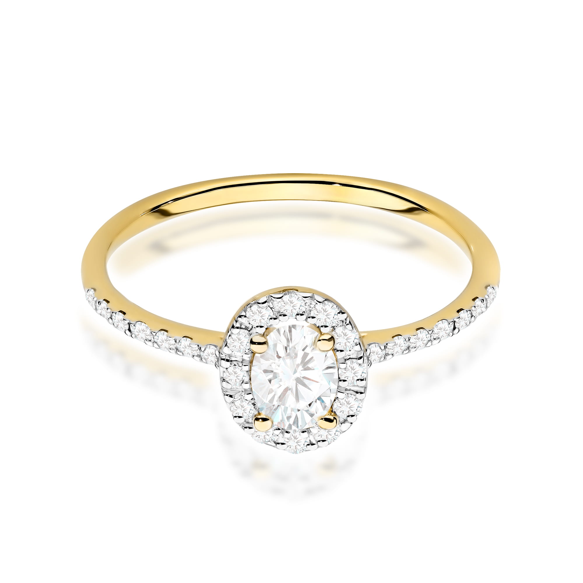 Prsteň W0584 Diamant 0,30ct žlté zlato Au 585/1000 - 1