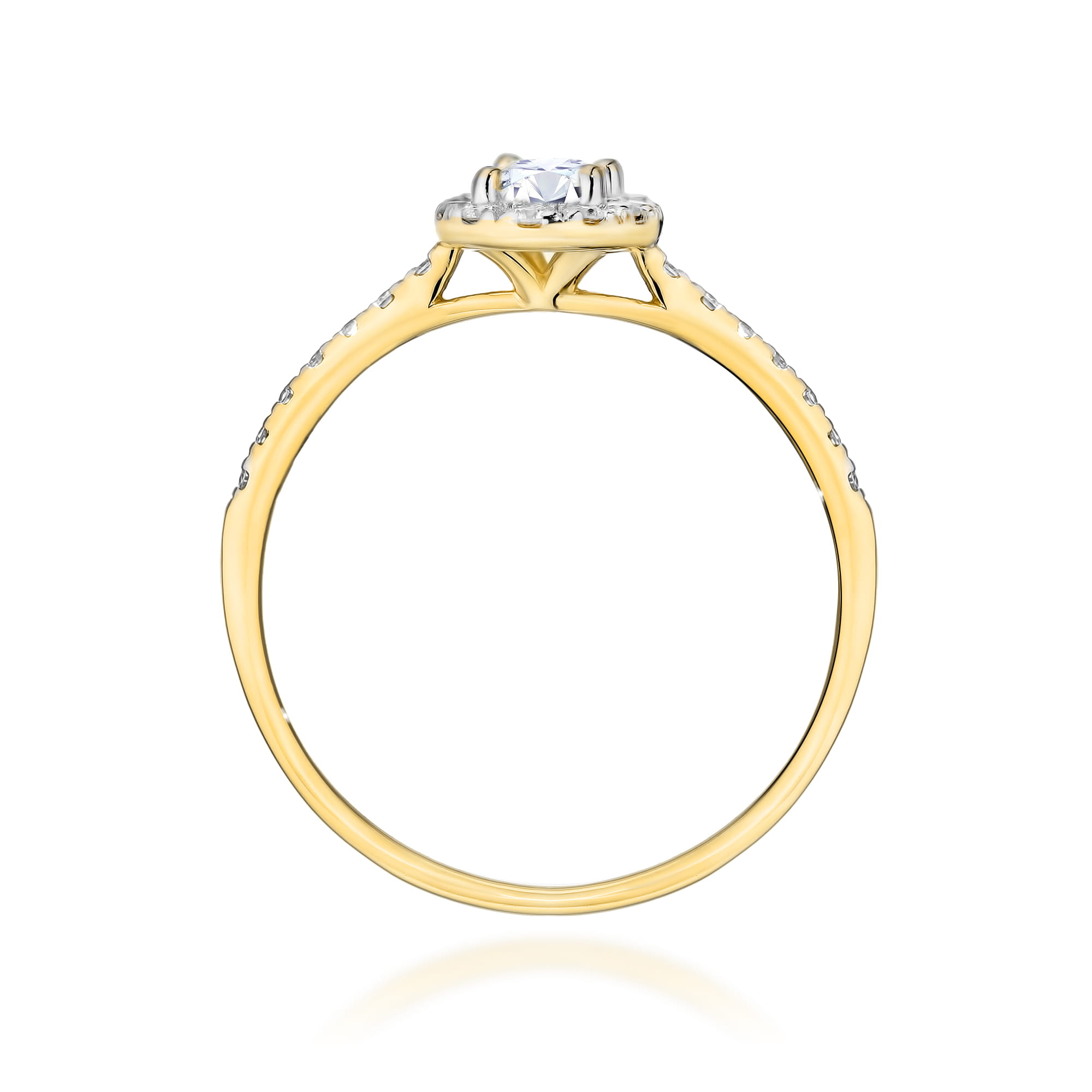 Prsteň W0584 Diamant 0,30ct žlté zlato Au 585/1000 - 2