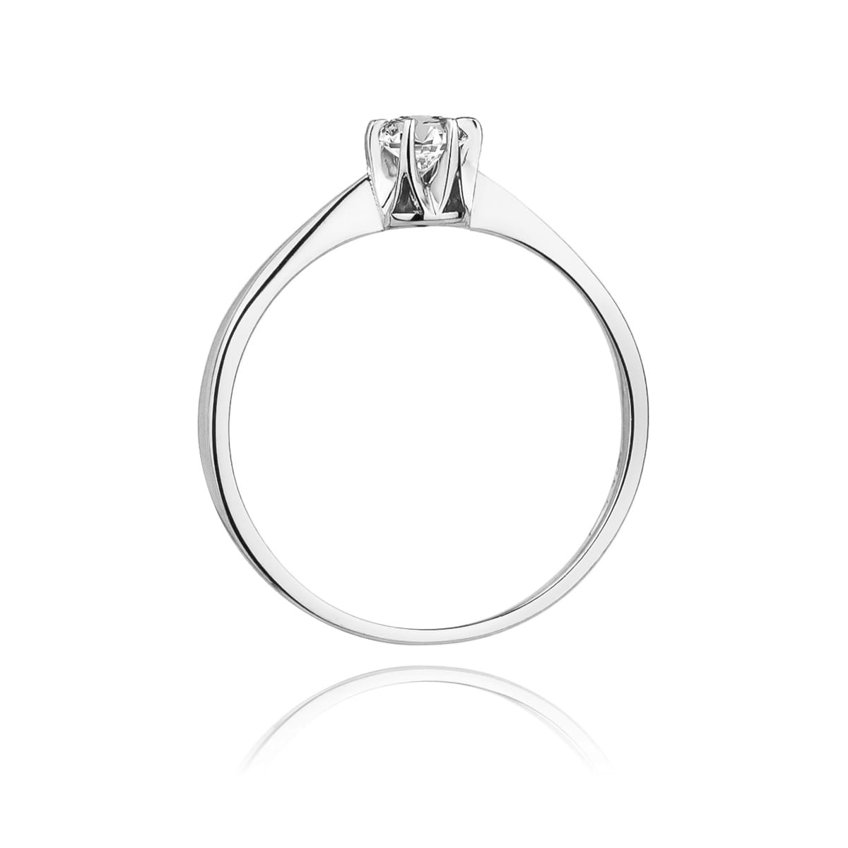 W111 Diamantový prsteň 0,20ct biele zlato Au 585/1000 - 2