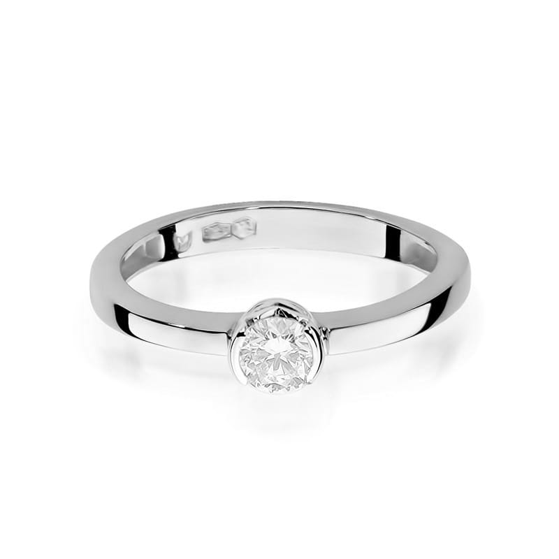 W131 Diamantový prsteň 0,30ct biele zlato Au 585/1000 - 1