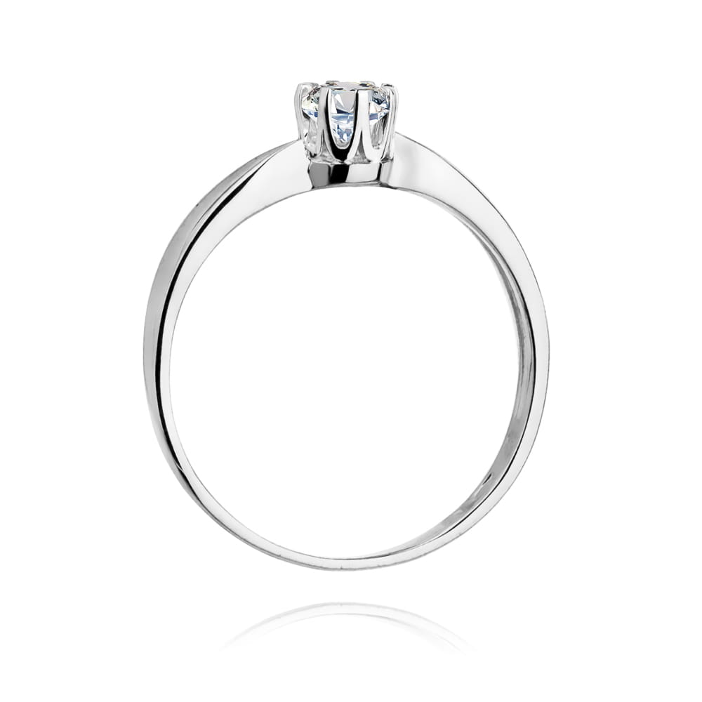 W228 Diamantový prsteň 0,50ct biele zlato Au 585/1000 - 2