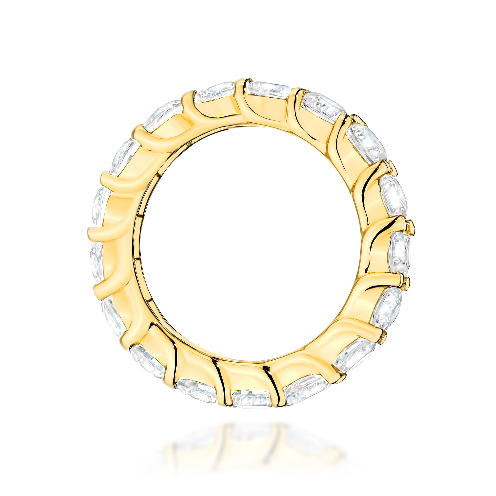 Prsteň W0516 s diamantmi, žlté zlato Au 585/1000 - 2