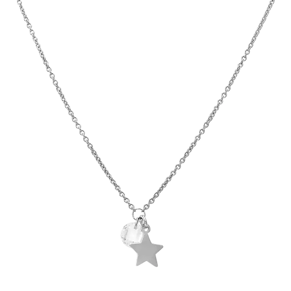 Strieborný náhrdelník AMEN Diamond Star CLSTBB