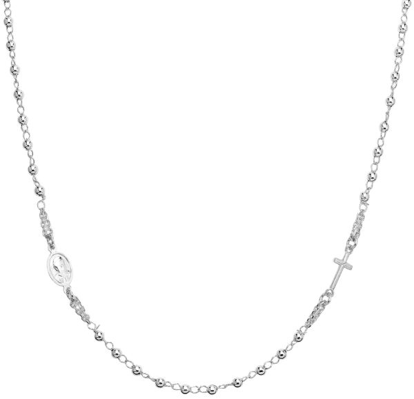 strieborný náhrdelník AMEN Rosary CROB3