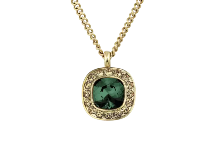DYRBERG/KERN náhrdelník KELLY Emerald 370005