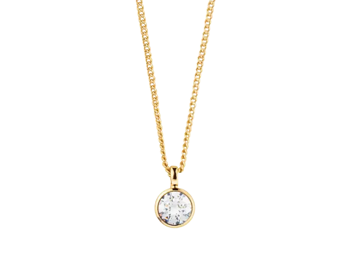 DYRBERG/KERN náhrdelník ETTE gold crystal TF10245
