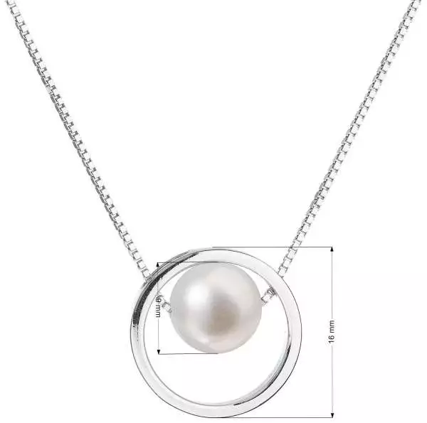 Perlový náhrdelník z pravých riečnych perál PAVONA 22025.1 - 2