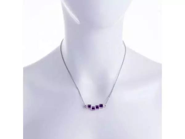 Strieborný náhrdelník CUBES Preciosa 606243 - 2