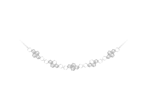 Jemný strieborný náhrdelník Preciosa Lumina 5300 00